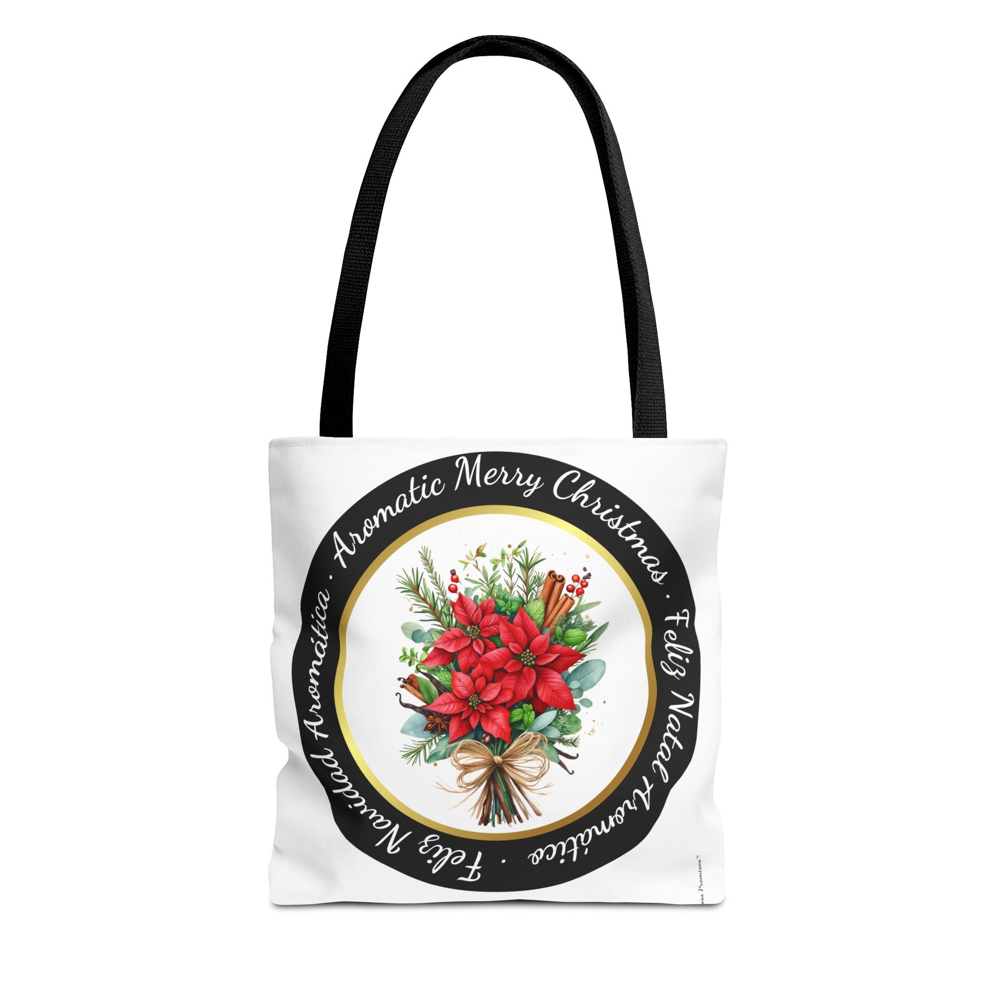 Christmas Herbal Tote Bag in 3 Languages