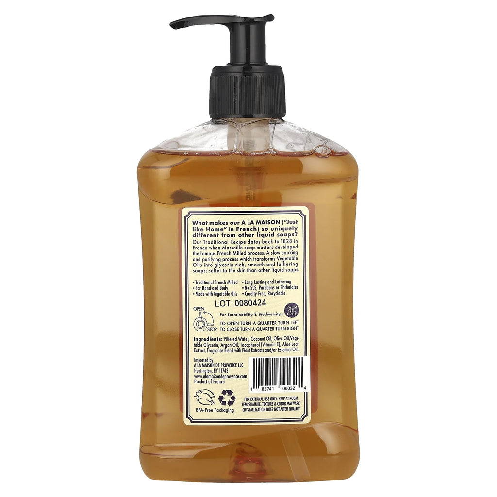 - Traditional French Milled Liquid Soap Lavender Aloe - 16.9 Fl. Oz.