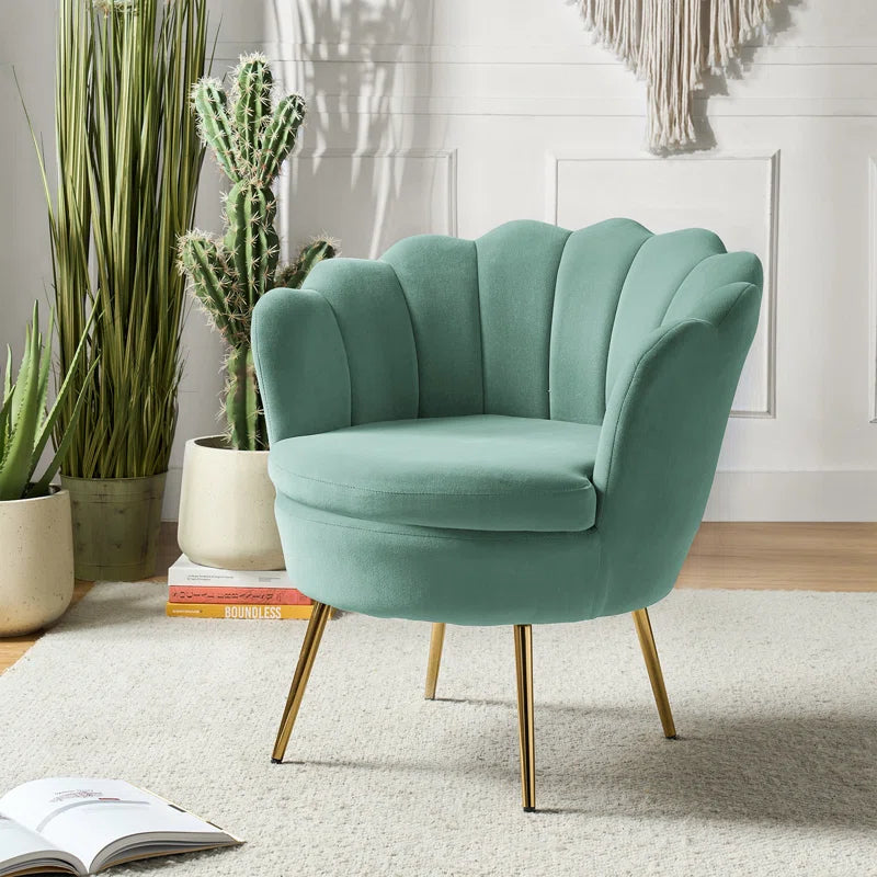 Hendrix Velvet Accent Chair