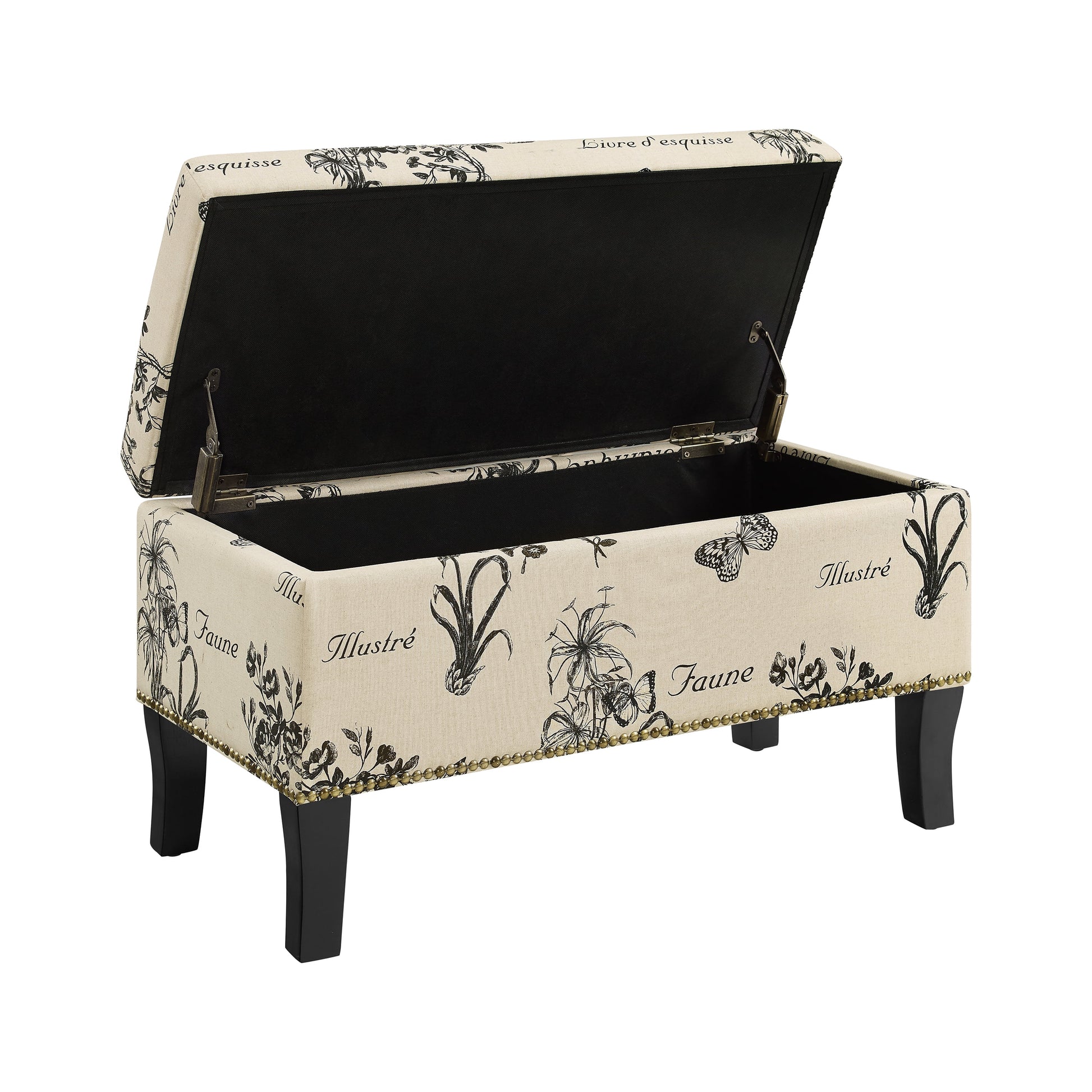 Stephanie Ottoman Botanical Linen