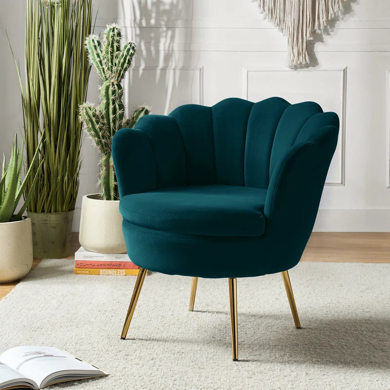 Hendrix Velvet Accent Chair
