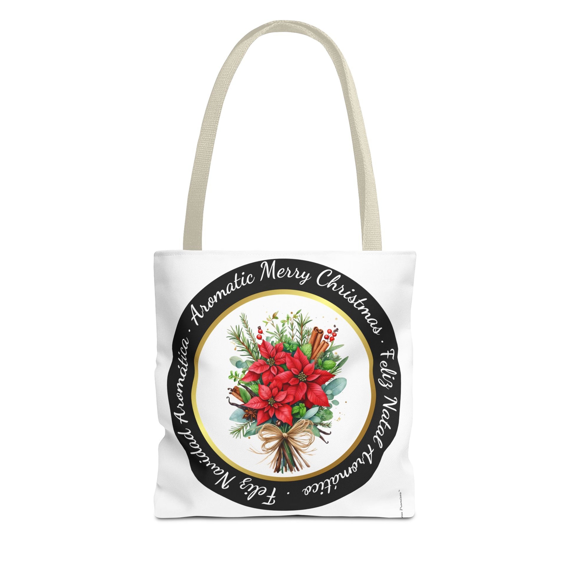 Christmas Herbal Tote Bag in 3 Languages