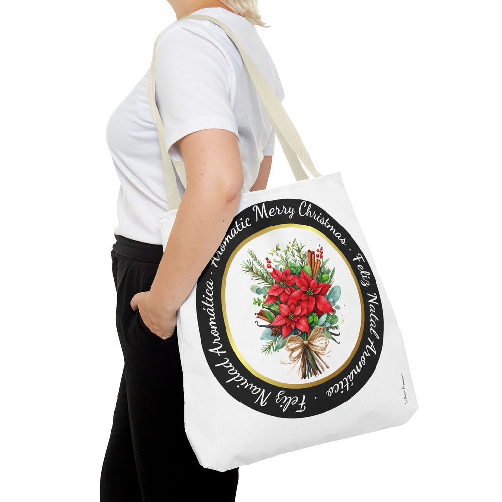 Christmas Herbal Tote Bag in 3 Languages