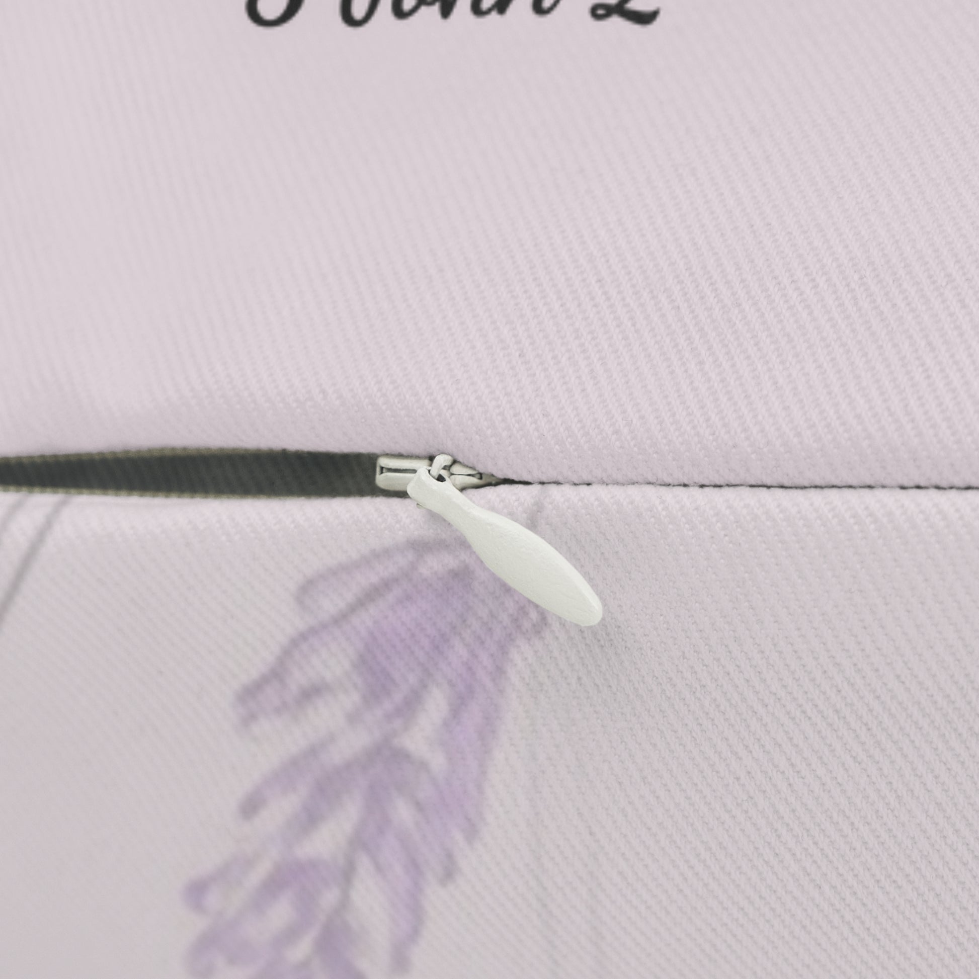 “Slow-Living Corner” & Lavender Reading Nook Lumbar Pillow — Cozy Prayer Blessing (Pink)