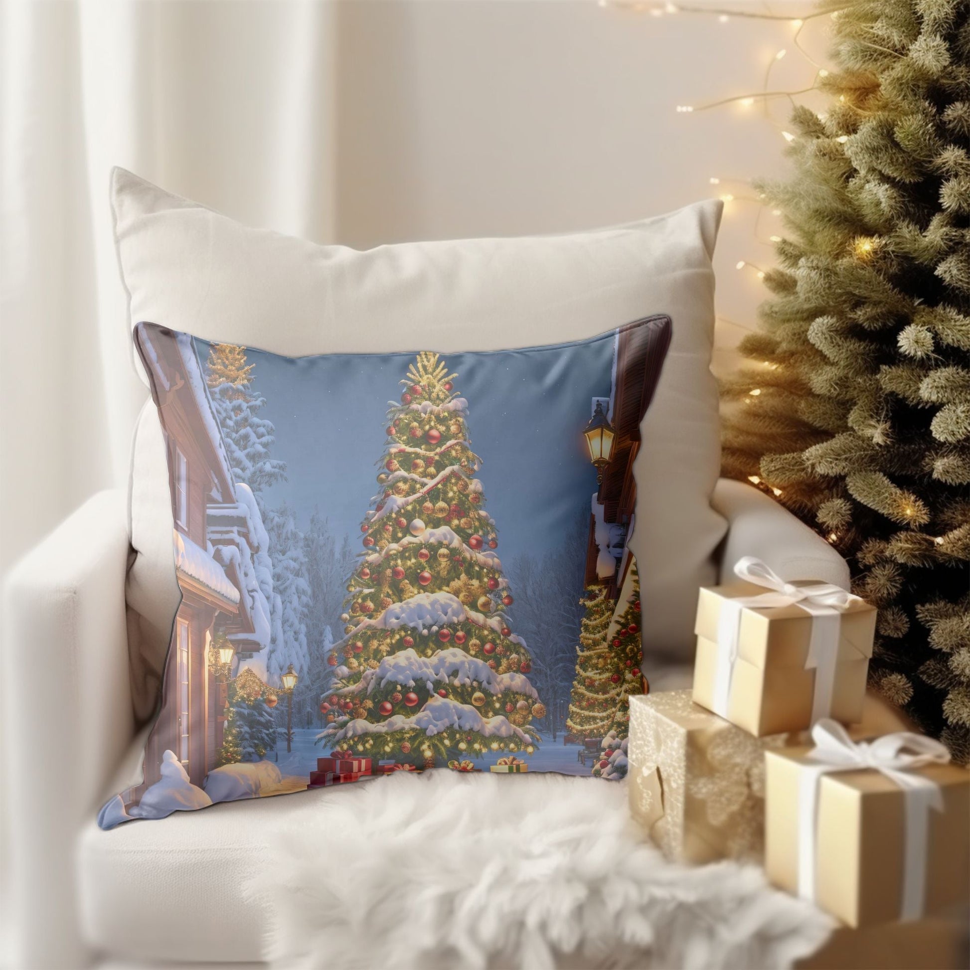 Christmas Tree Throw Pillow for Holiday Decor | Homeezone