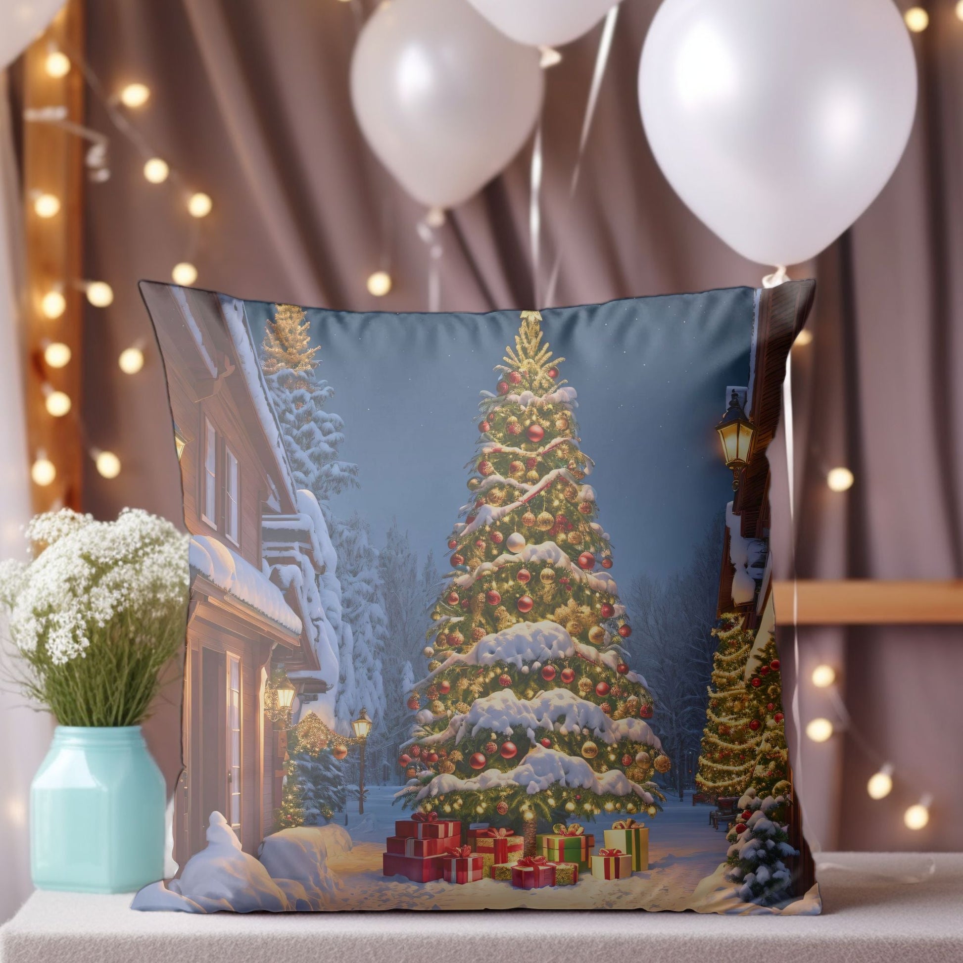 Christmas Tree Throw Pillow for Holiday Decor | Homeezone