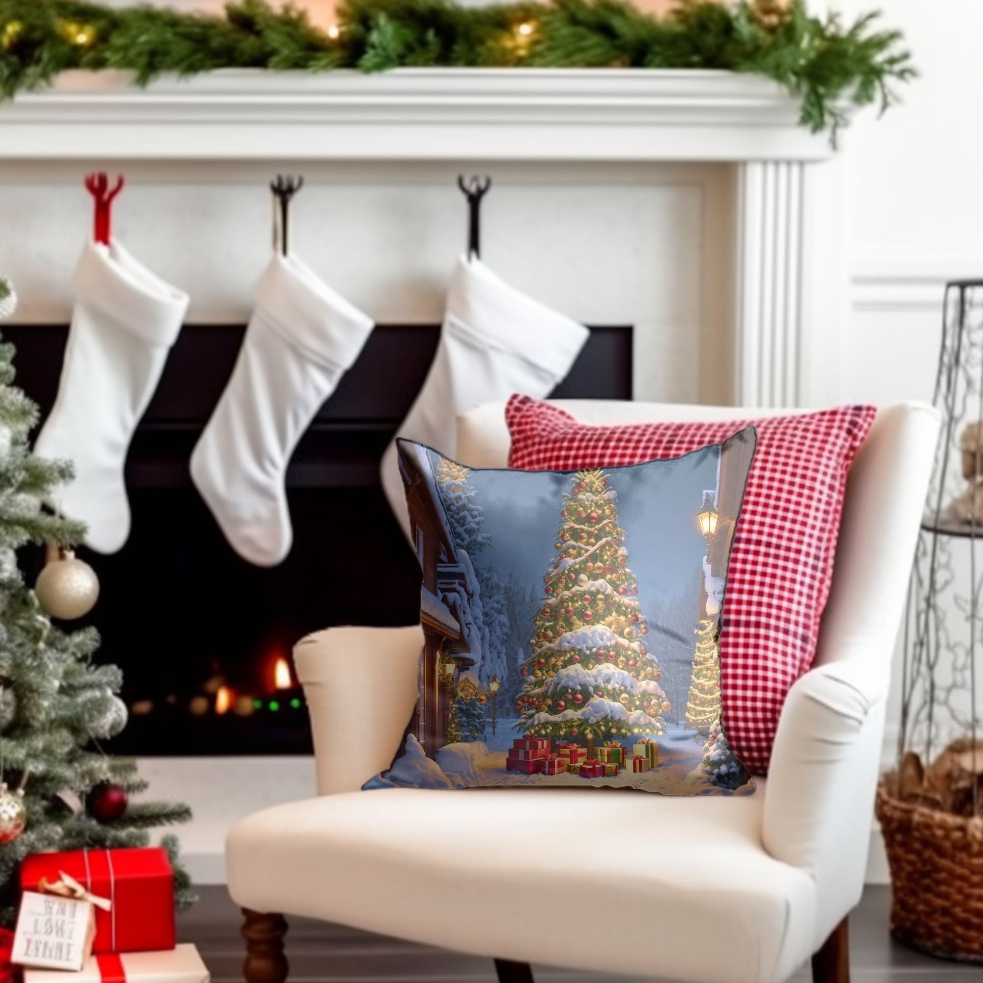 Christmas Tree Throw Pillow for Holiday Decor | Homeezone