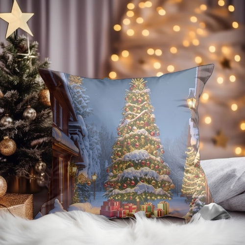 Christmas Tree Throw Pillow for Holiday Decor | Homeezone