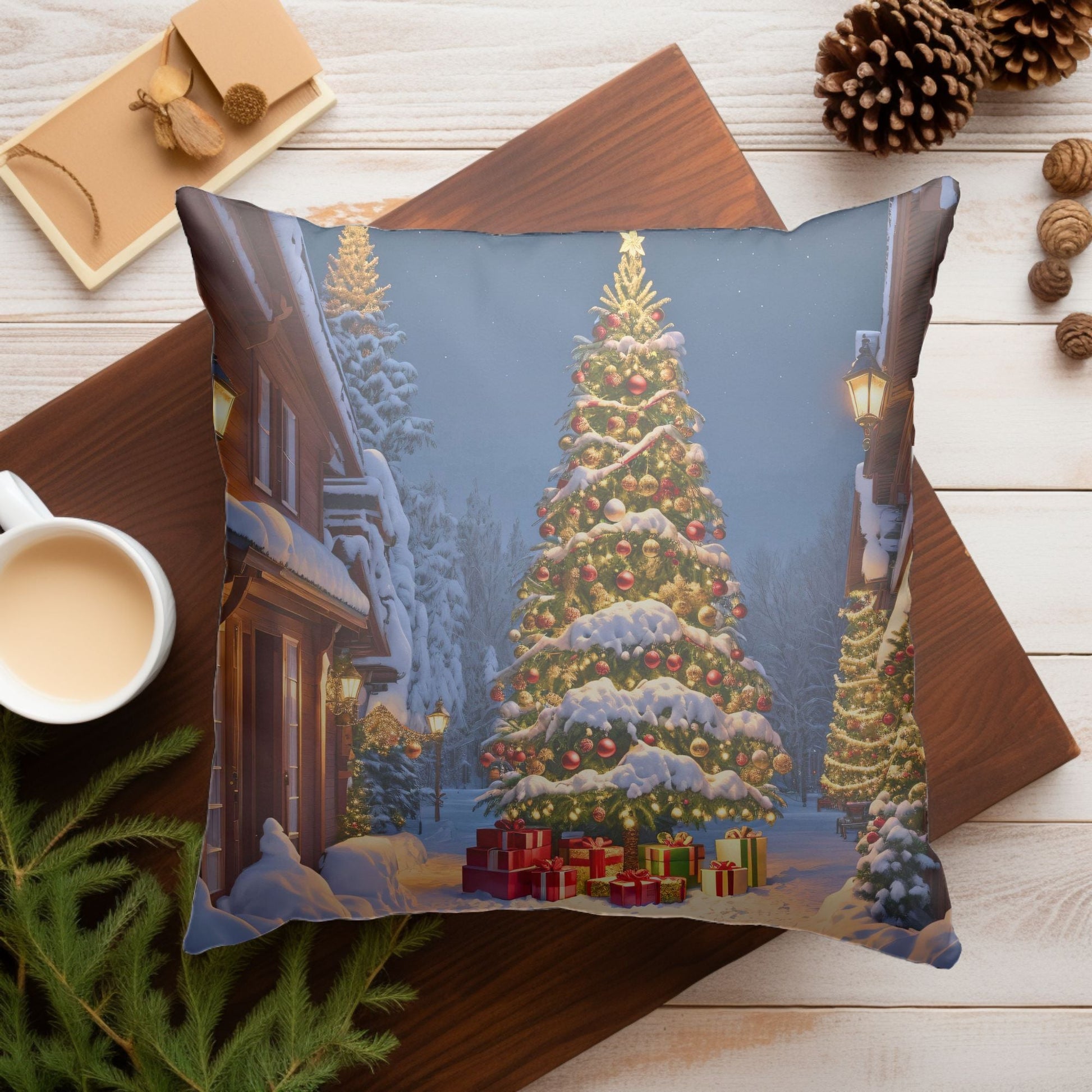 Christmas Tree Throw Pillow for Holiday Decor | Homeezone