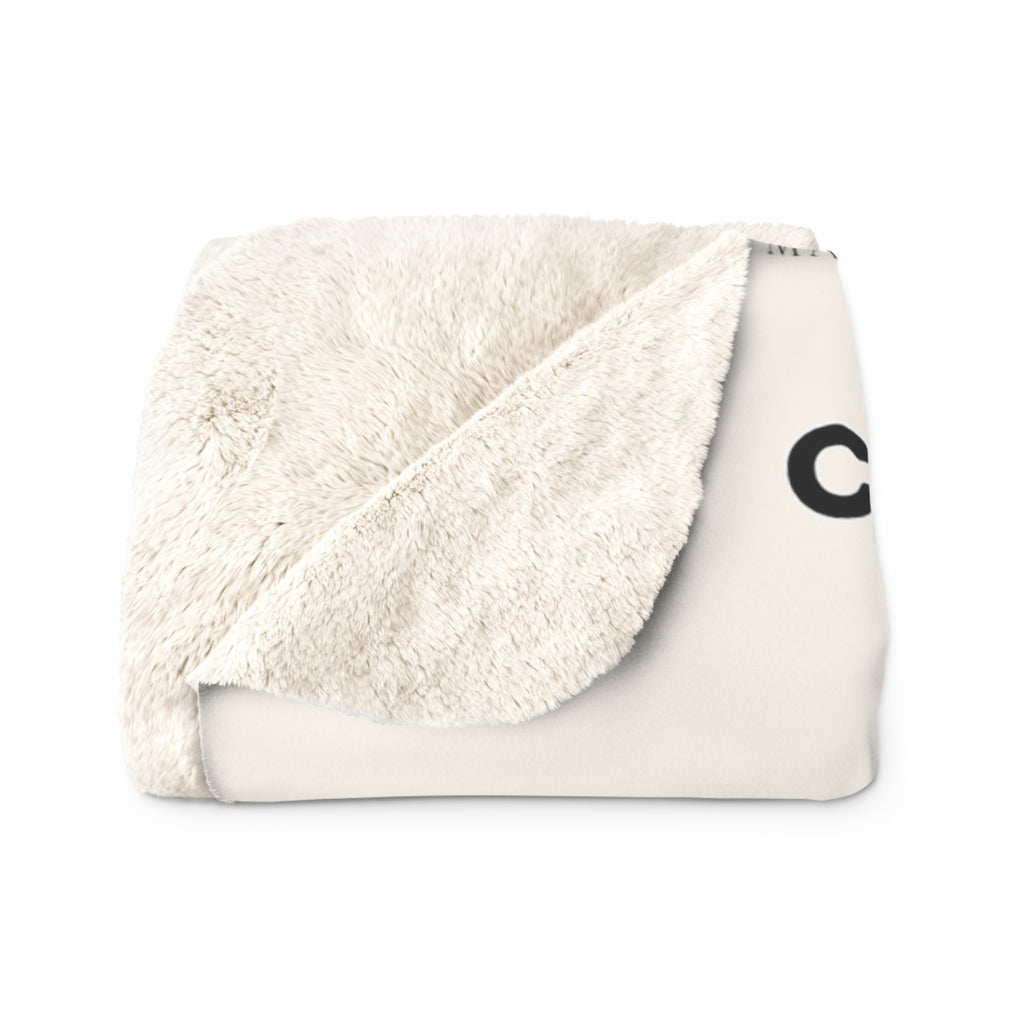 Nativity Sherpa Fleece Blanket – "Celebrate Good News All Year" Christian Christmas Throw with Luke 2:14