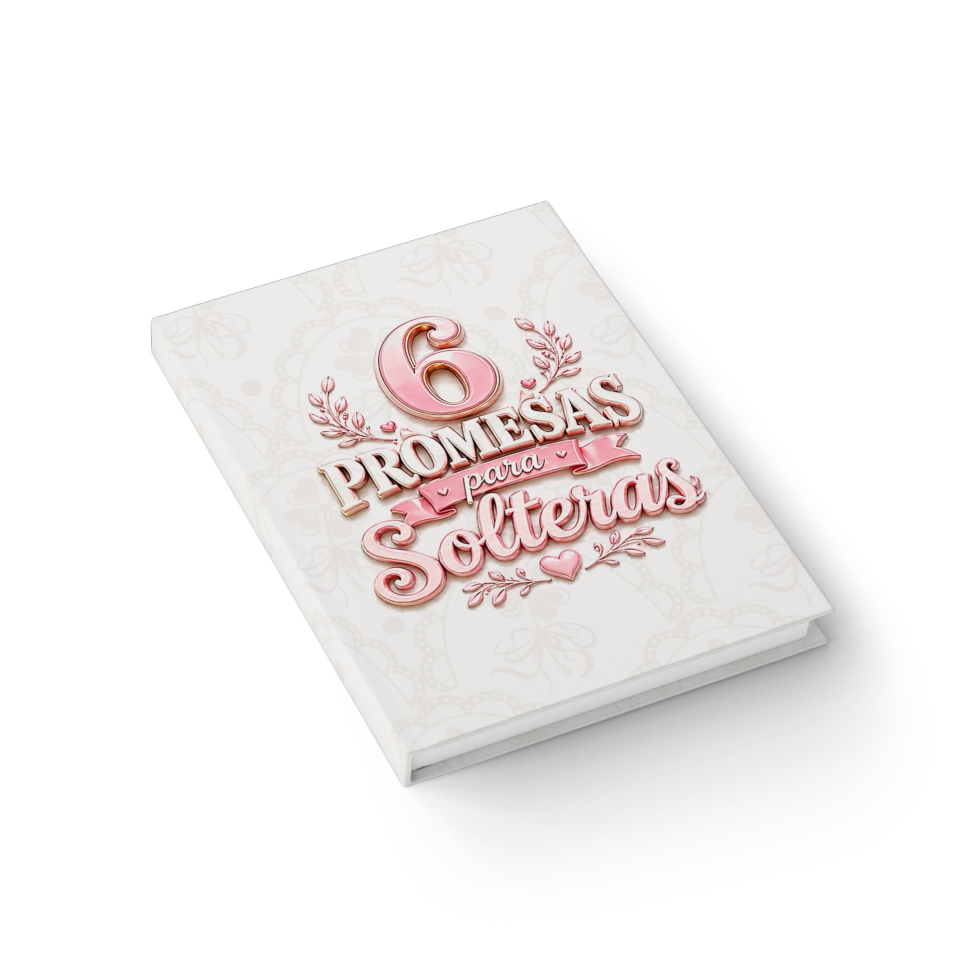 Journal — "6 Promesas para Solteras" Spiritual Guided Ruled Notebook