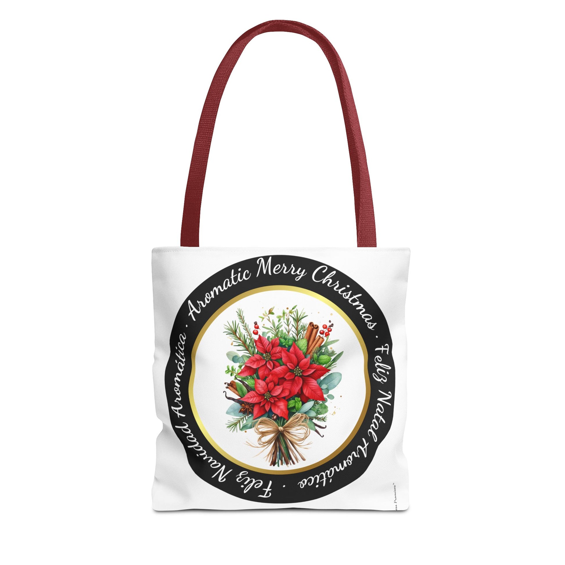 Christmas Herbal Tote Bag in 3 Languages