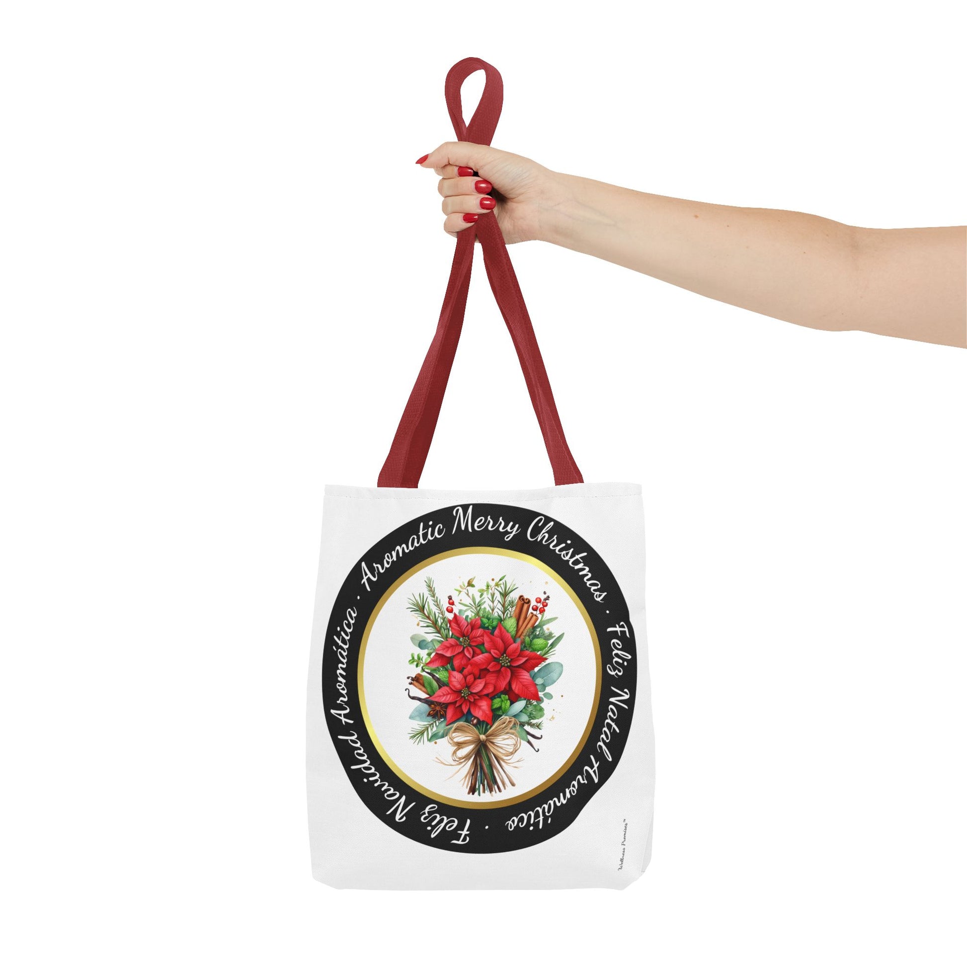 Christmas Herbal Tote Bag in 3 Languages
