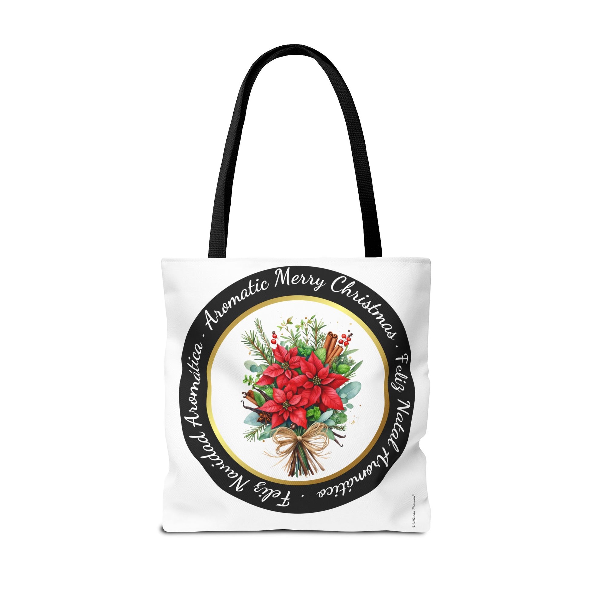 Christmas Herbal Tote Bag in 3 Languages