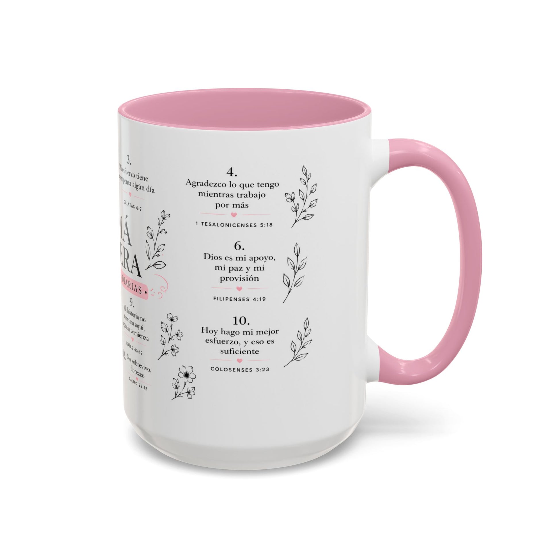 Mug — “Mamá Soltera: Afirmaciones Diarias” Inspirational Spanish Coffee Mug (11oz/15oz)