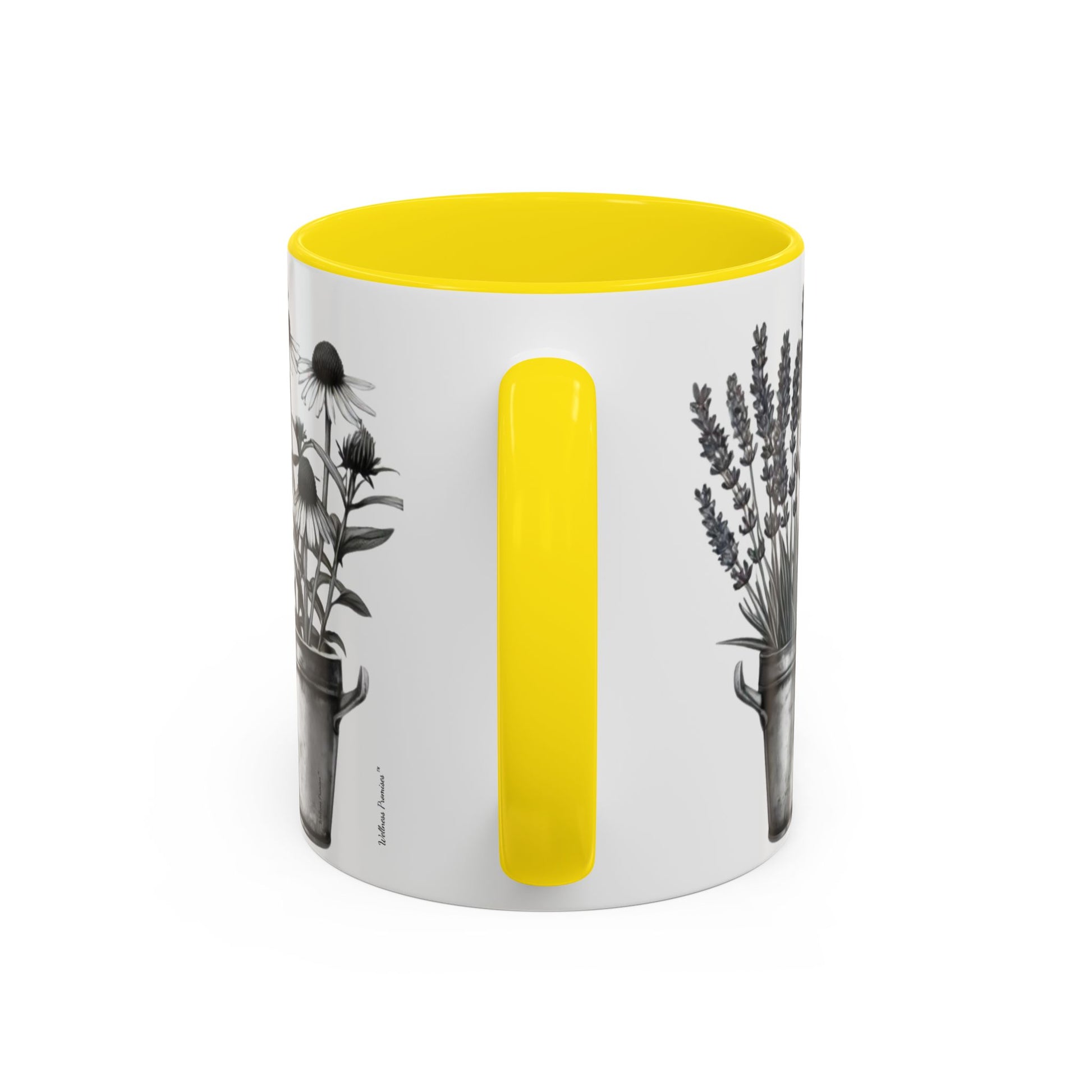 Herb Garden Accent Coffee Mug (Black & White Design) - Green Handle, Botanical Print, Perfect Gift for Plant Lovers, Housewarming, Kitchen Decor, Mother's [...]