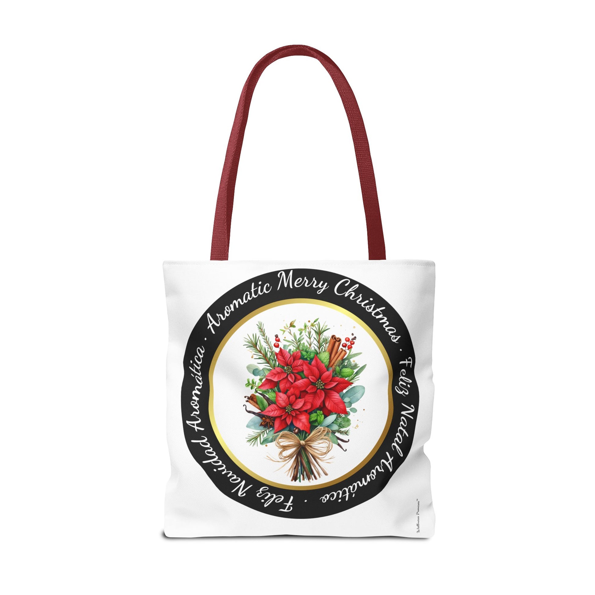 Christmas Herbal Tote Bag in 3 Languages