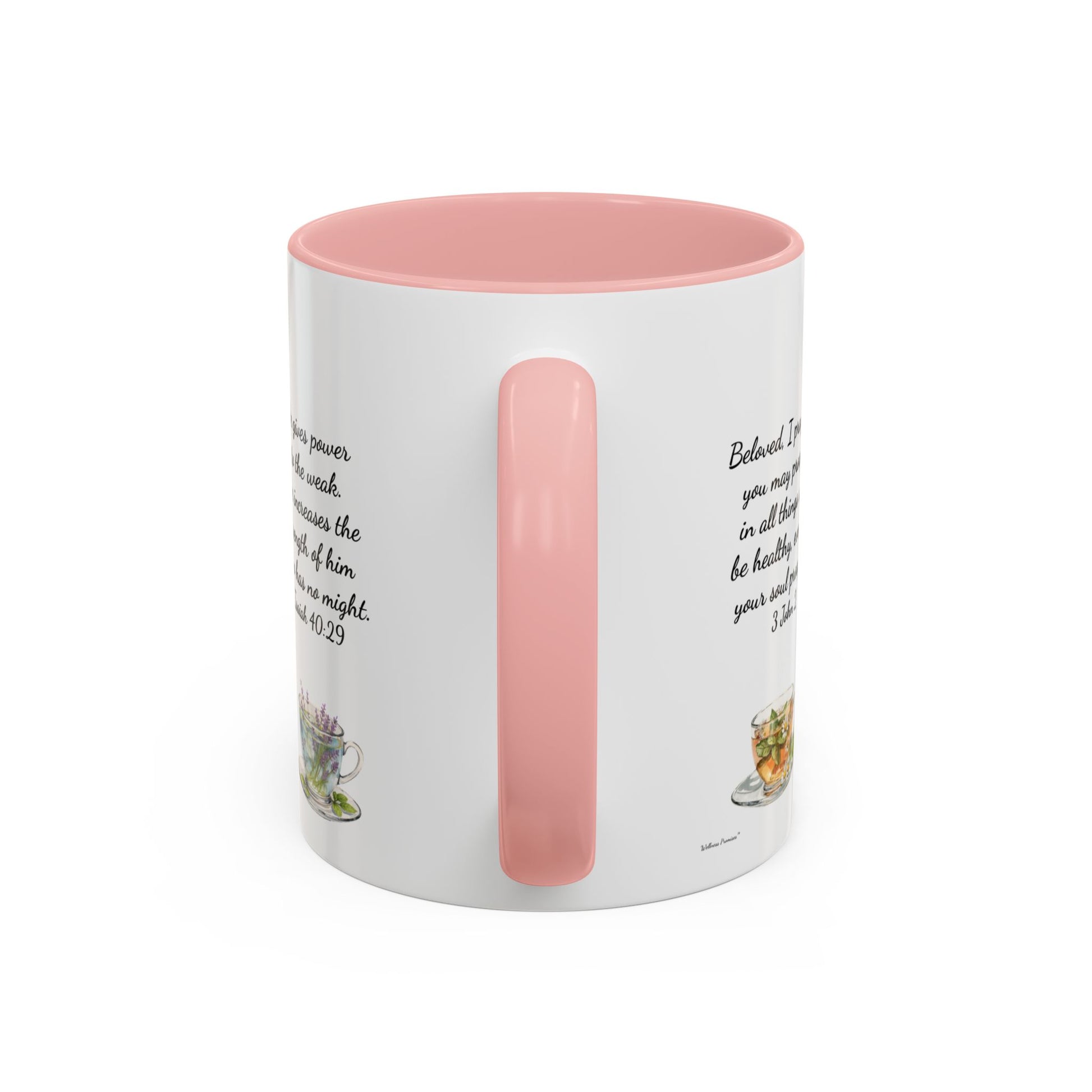 Slow-Living Corner Accent Coffee/Tea Mug — Inspirational Christian Relaxation Herbal (11/15oz)
