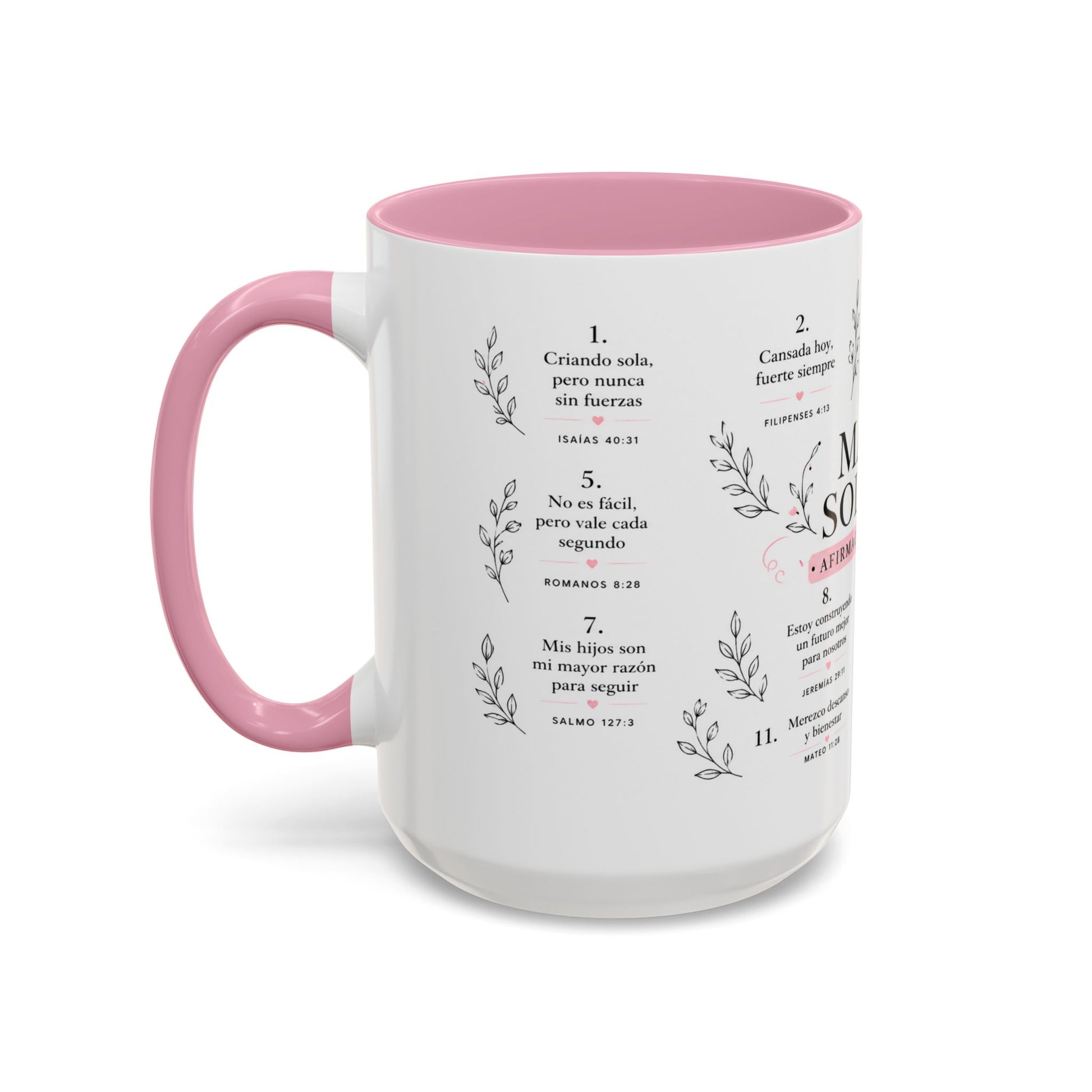 Mug — “Mamá Soltera: Afirmaciones Diarias” Inspirational Spanish Coffee Mug (11oz/15oz)
