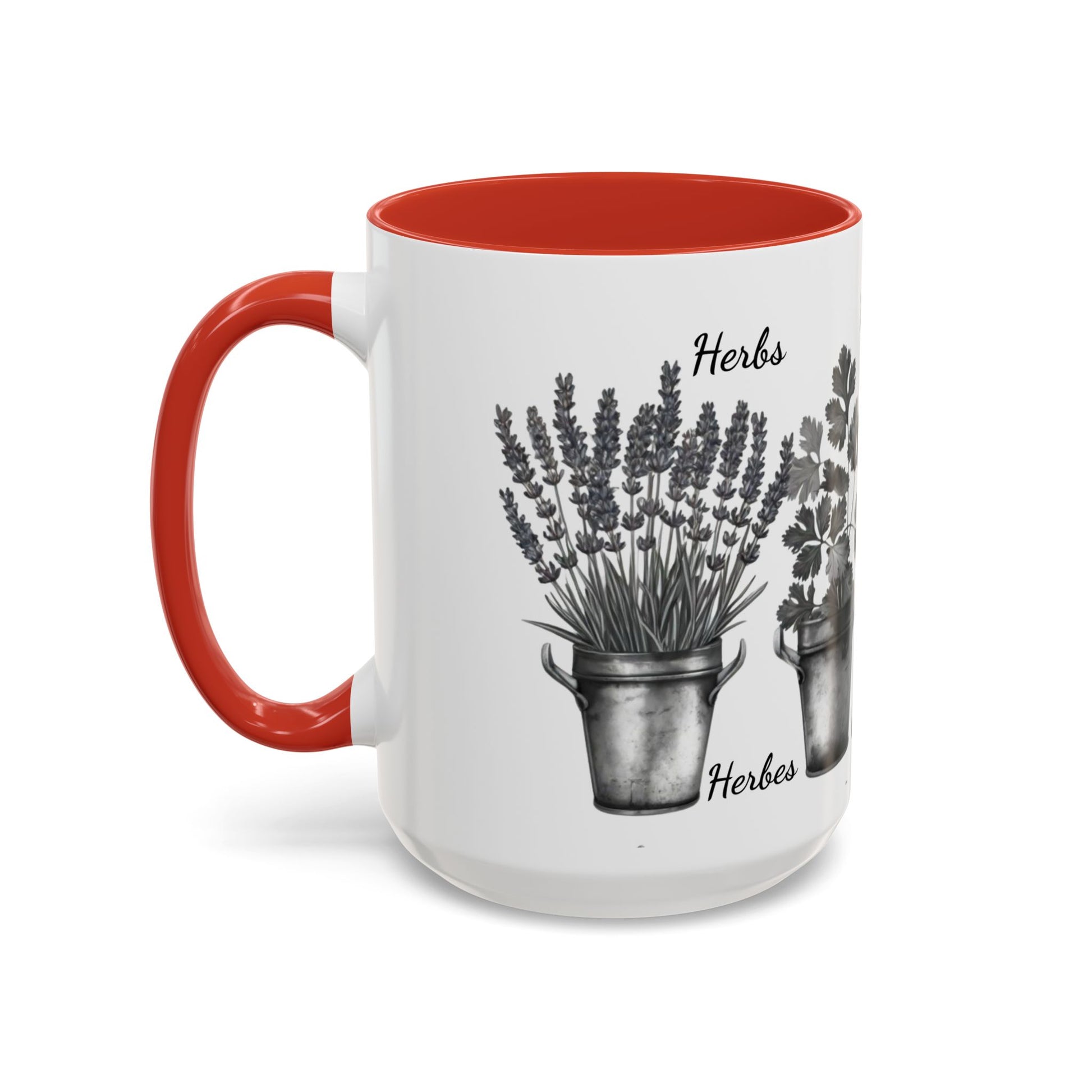 Herb Garden Accent Coffee Mug (Black & White Design) - Green Handle, Botanical Print, Perfect Gift for Plant Lovers, Housewarming, Kitchen Decor, Mother's [...]