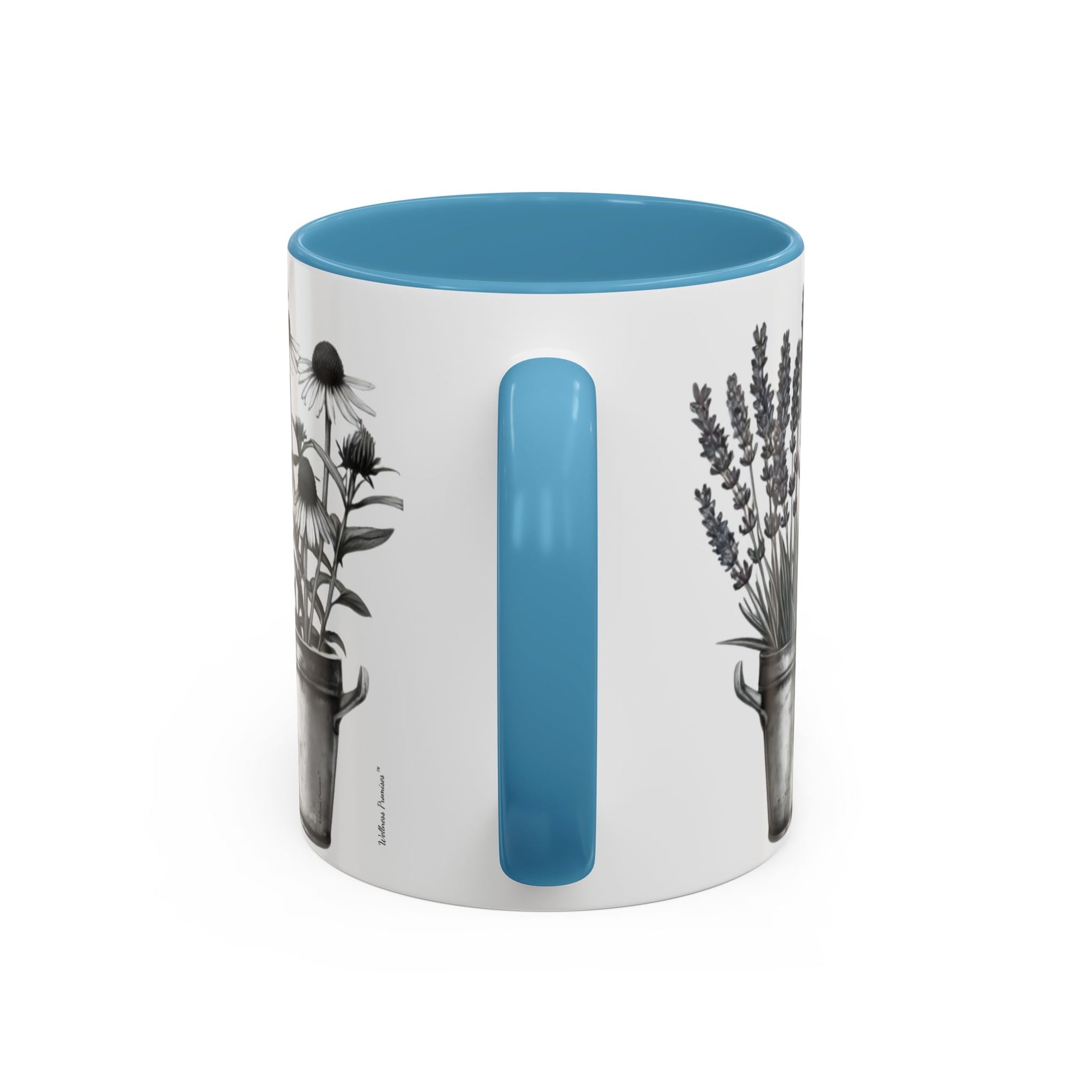 Herb Garden Accent Coffee Mug (Black & White Design) - Green Handle, Botanical Print, Perfect Gift for Plant Lovers, Housewarming, Kitchen Decor, Mother's [...]