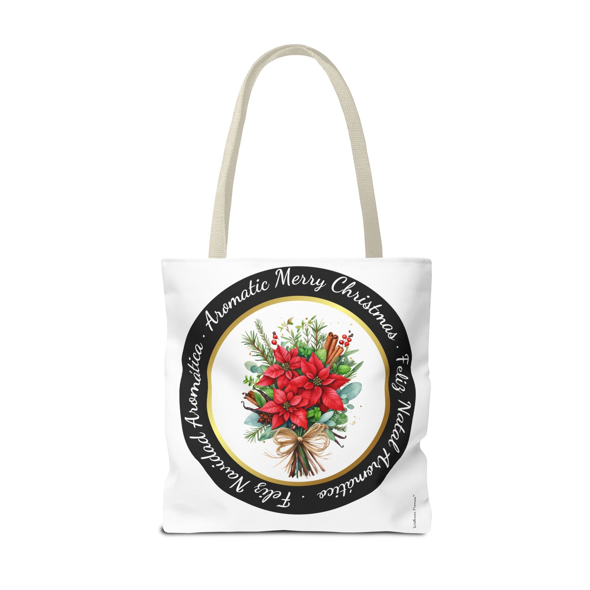 Christmas Herbal Tote Bag in 3 Languages
