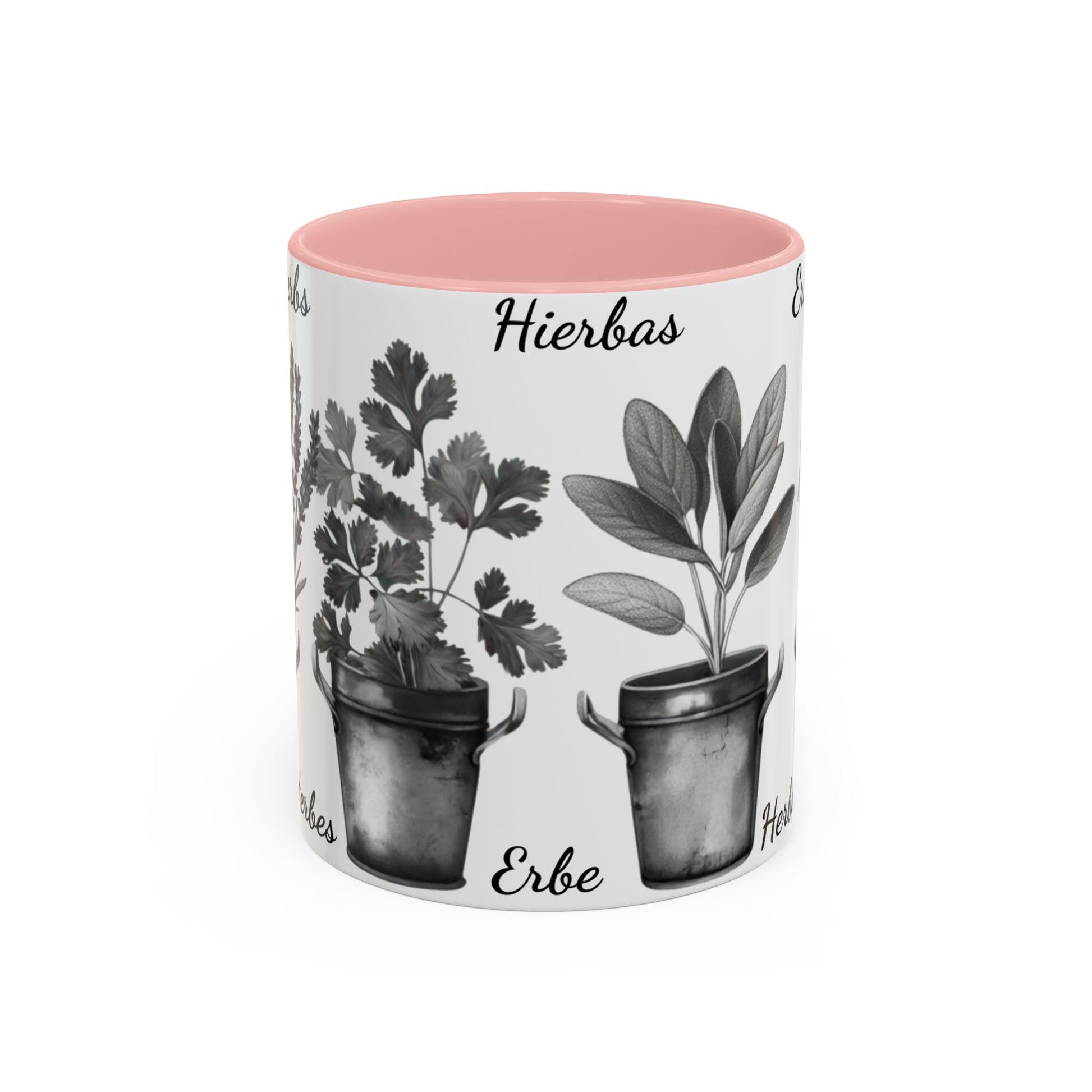 Herb Garden Accent Coffee Mug (Black & White Design) - Green Handle, Botanical Print, Perfect Gift for Plant Lovers, Housewarming, Kitchen Decor, Mother's [...]