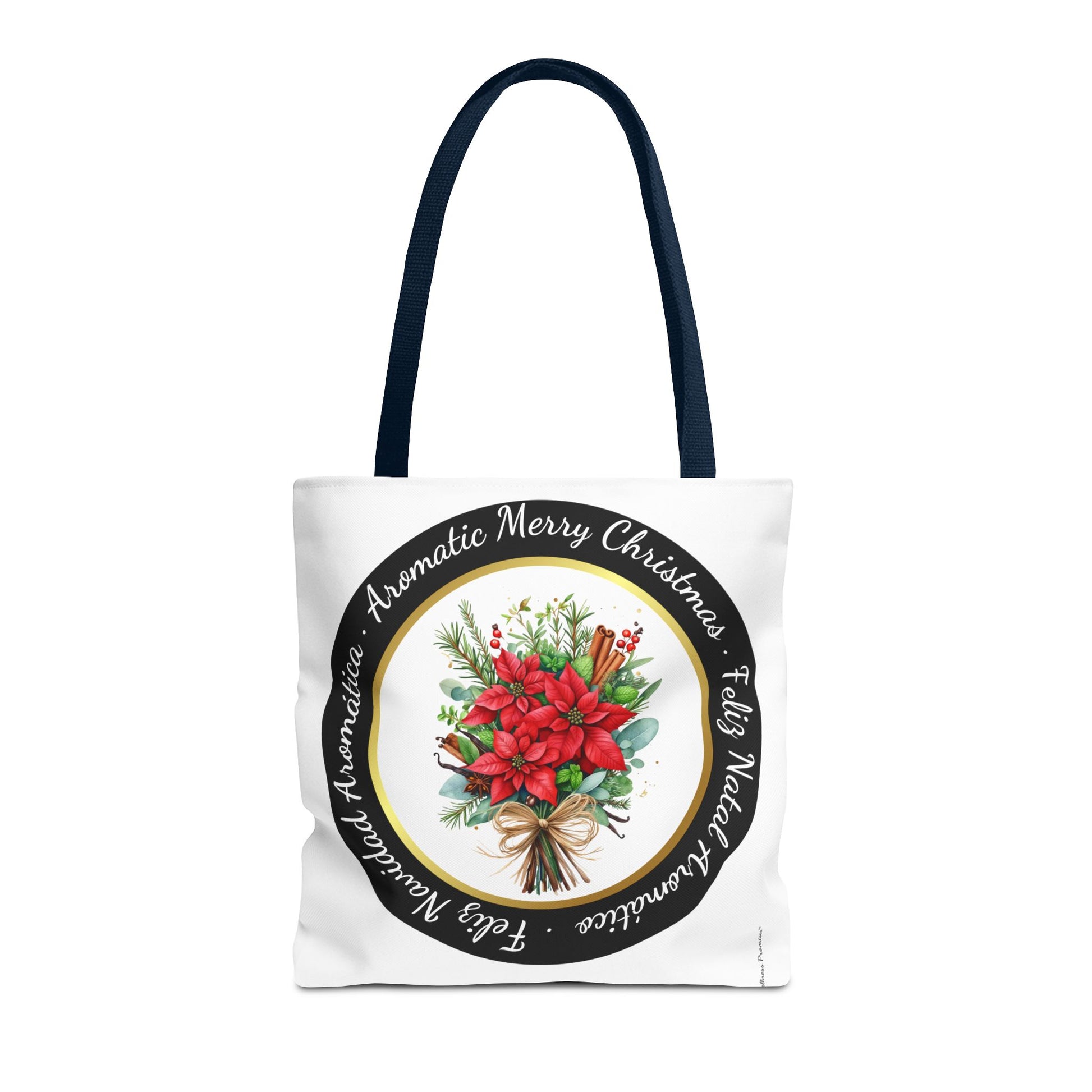 Christmas Herbal Tote Bag in 3 Languages