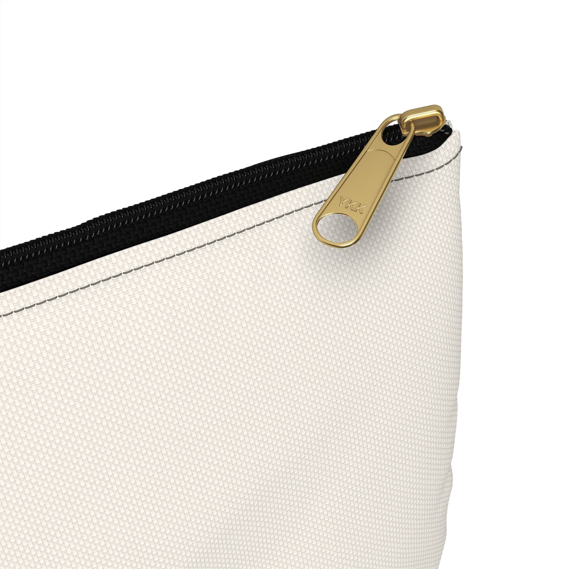 Accessory Pouch — Slow-Living Corner & Lavender Tea Bible Faith Quote (Beige)