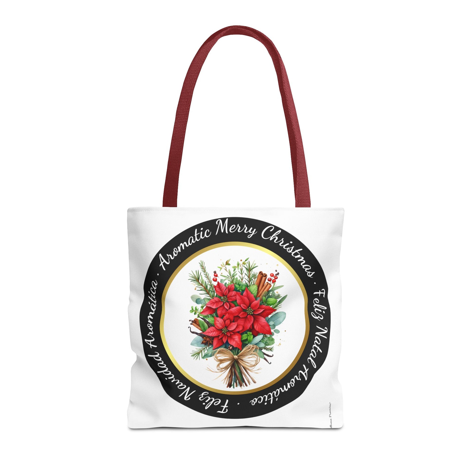 Christmas Herbal Tote Bag in 3 Languages
