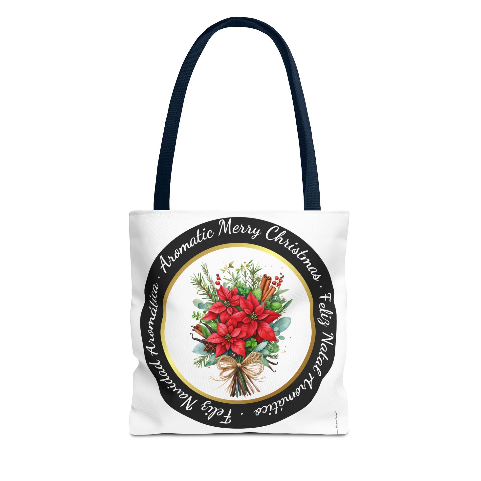 Christmas Herbal Tote Bag in 3 Languages