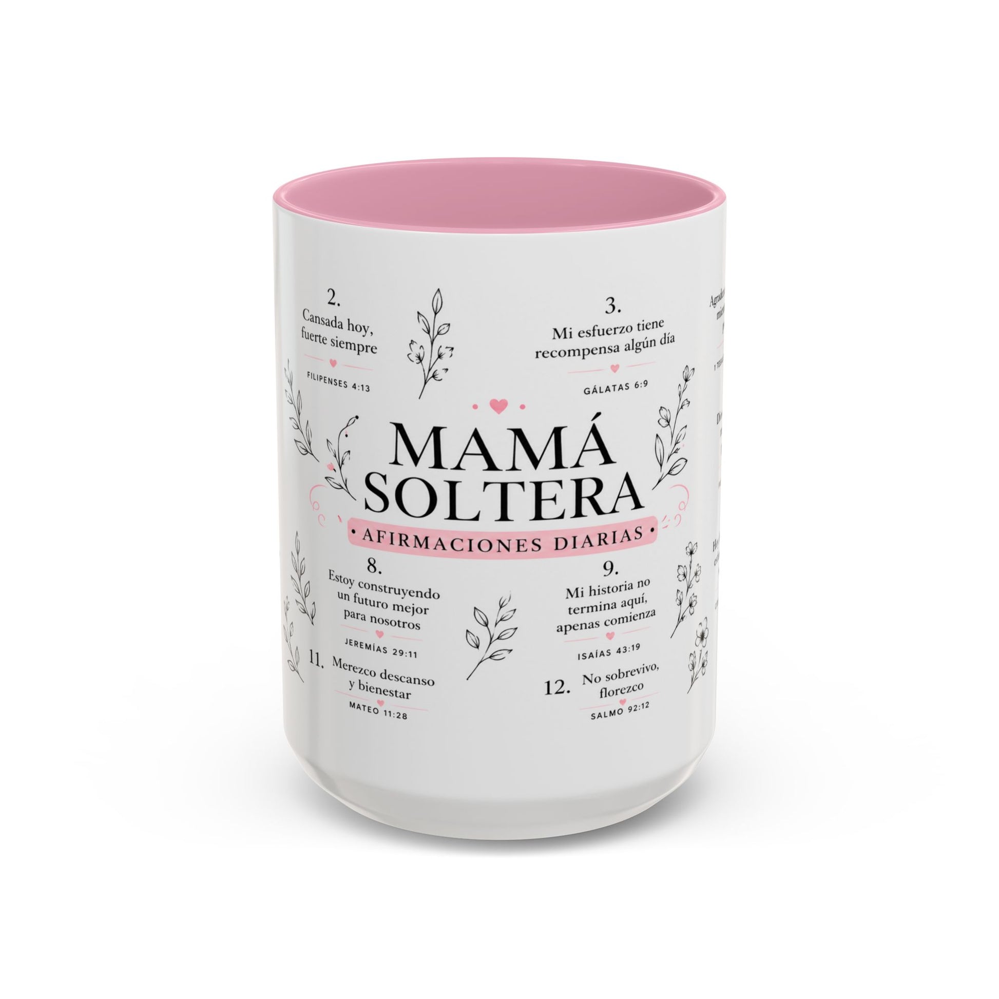 Mug — “Mamá Soltera: Afirmaciones Diarias” Inspirational Spanish Coffee Mug (11oz/15oz)