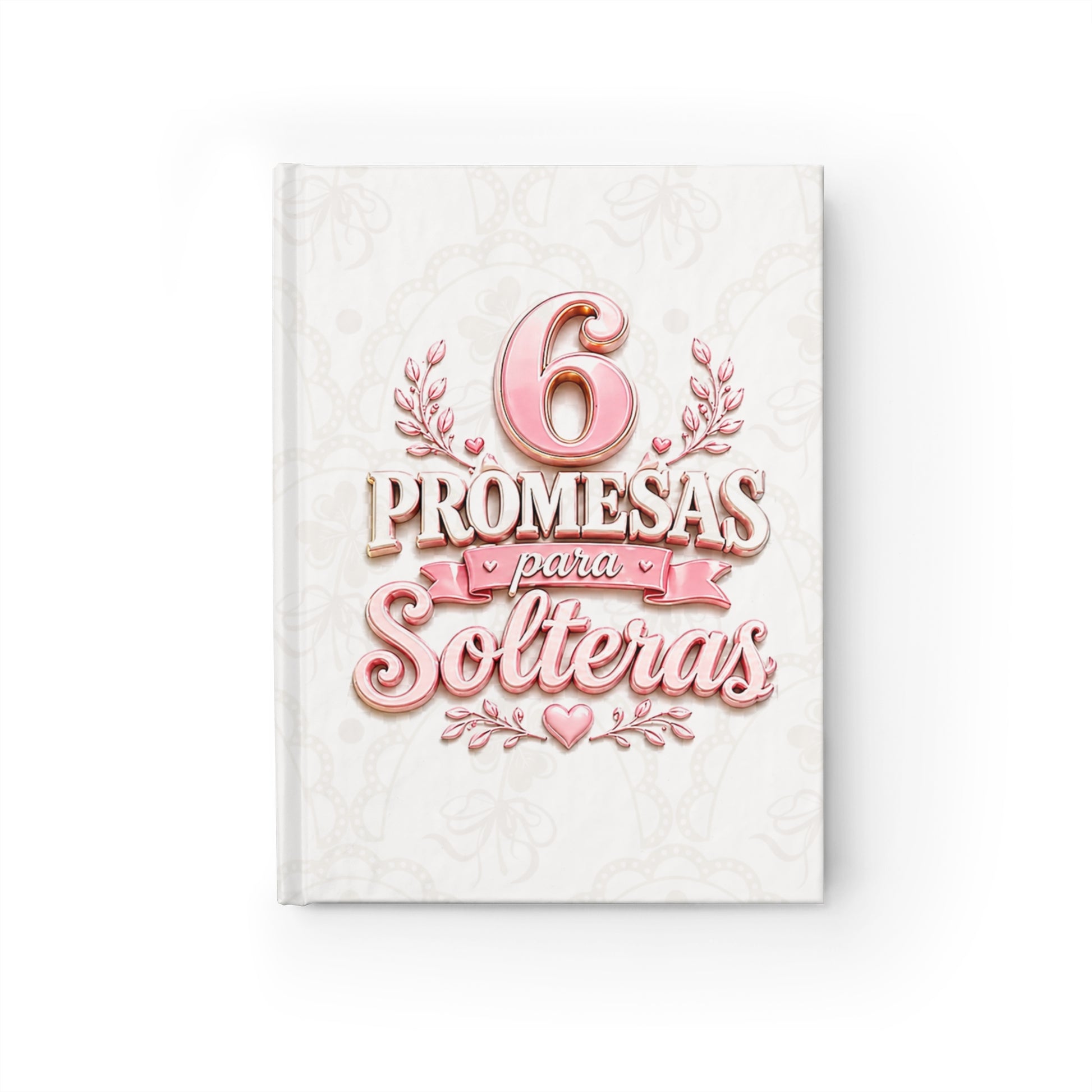 Journal — "6 Promesas para Solteras" Spiritual Guided Ruled Notebook