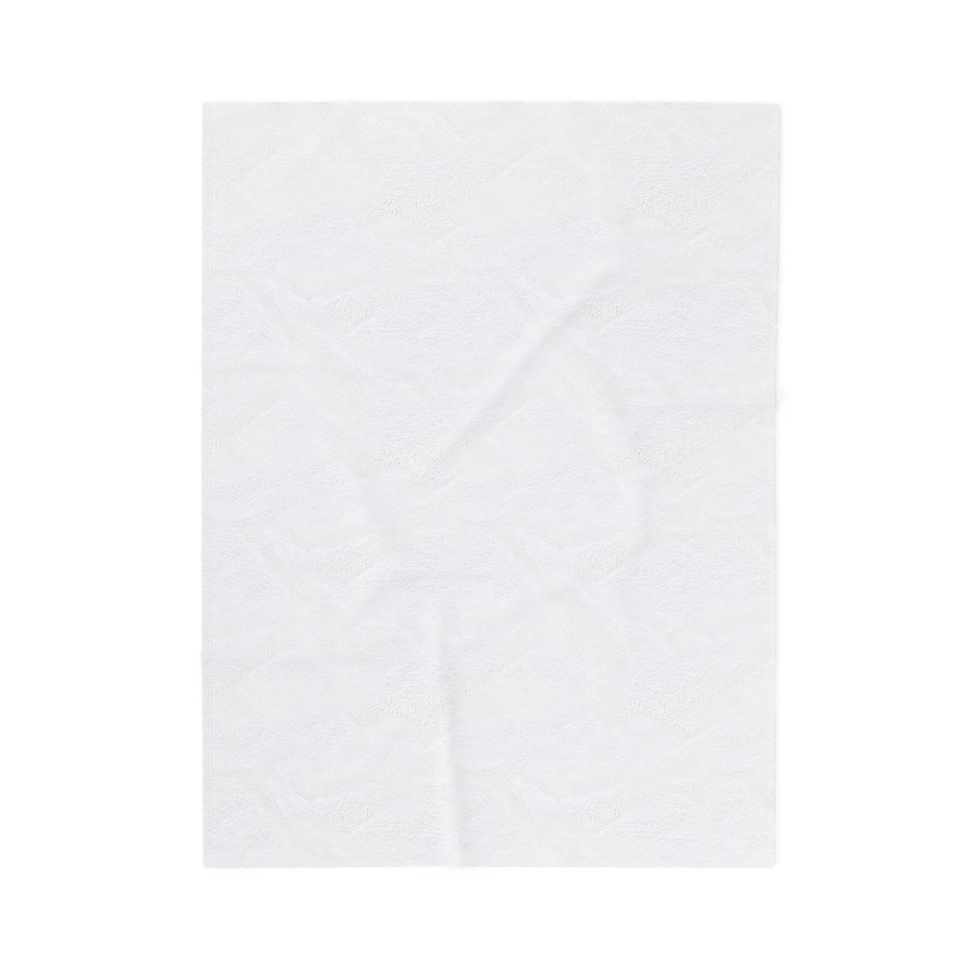 Christmas Herbal and Poinsettia Design in Three Languages- Plush Blanket