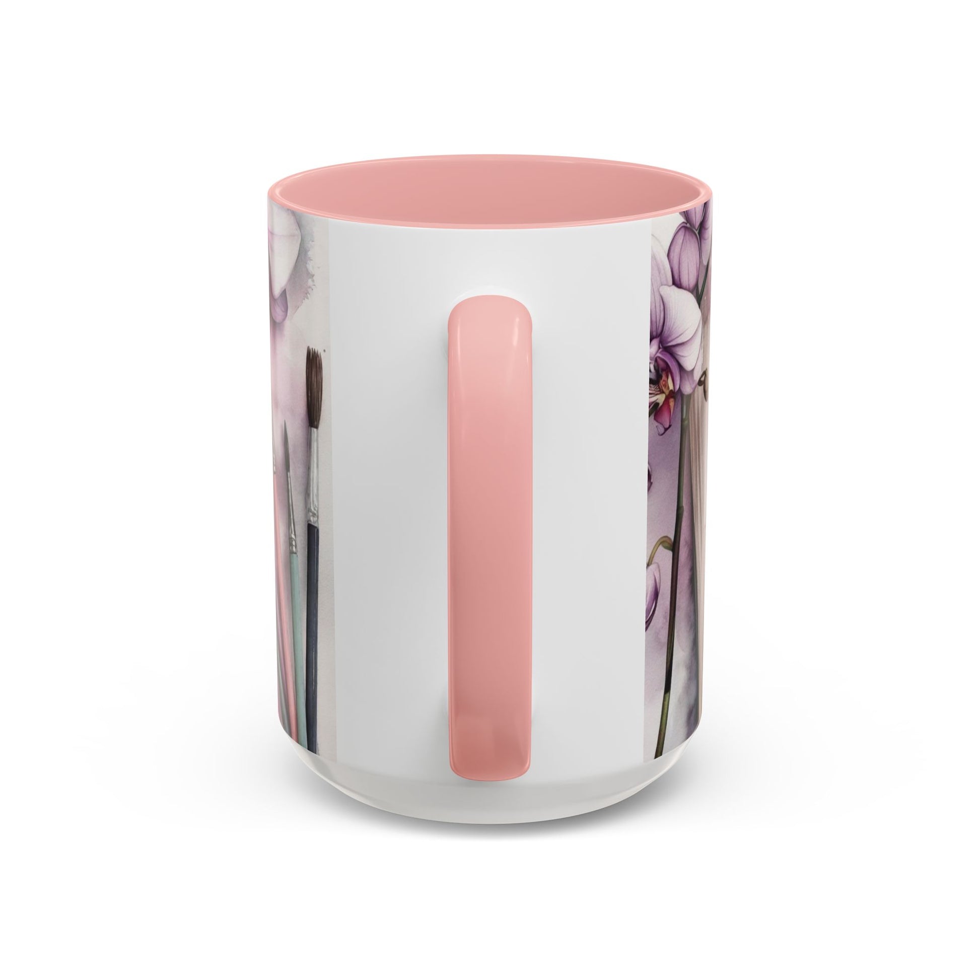 Write the Vision Coffee Mug —Faith & Orchid Journaler Lovers Gift (11/15oz)