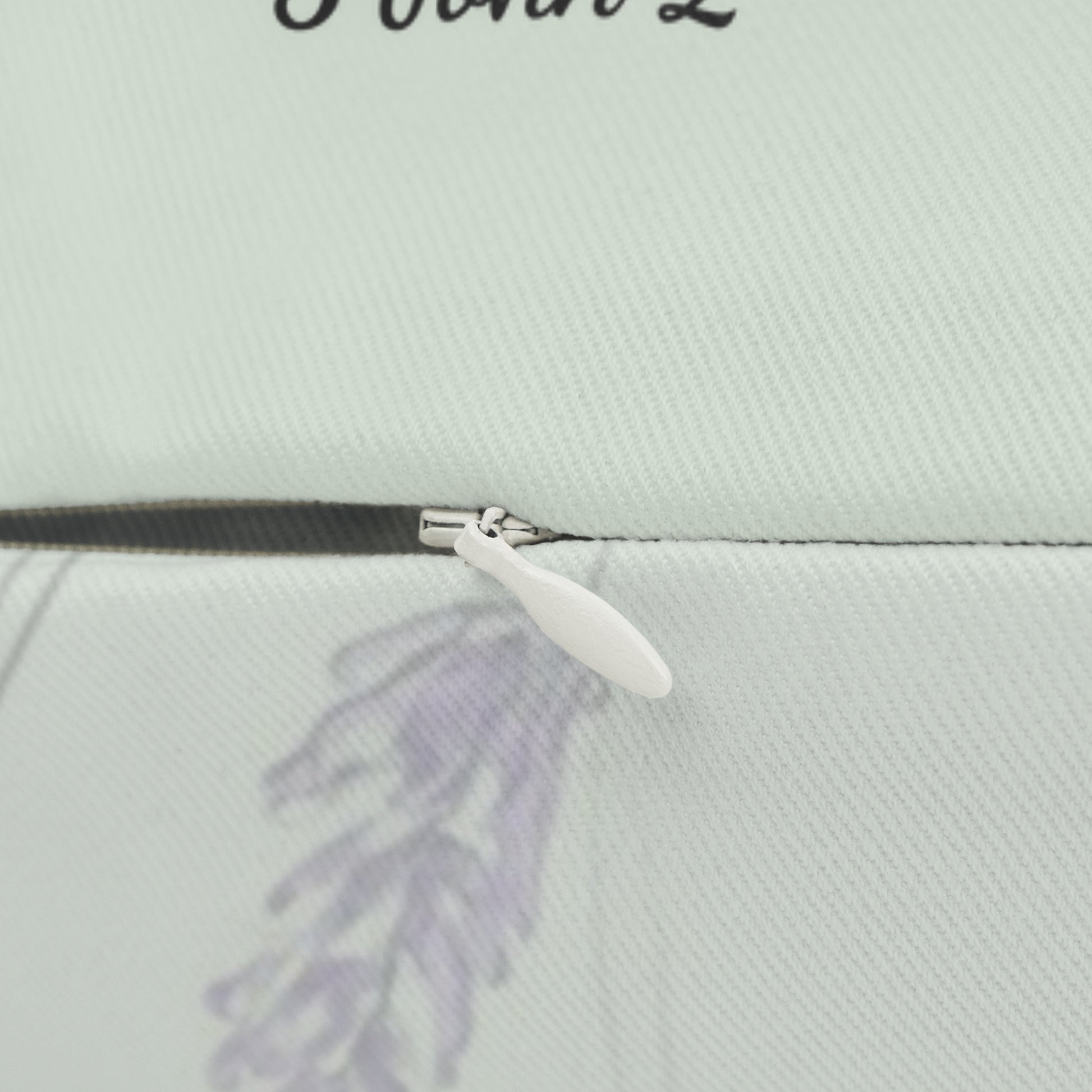 “Slow-Living Corner” & Lavender Reading Nook Lumbar Pillow — Cozy Prayer Blessing (Mint Green)