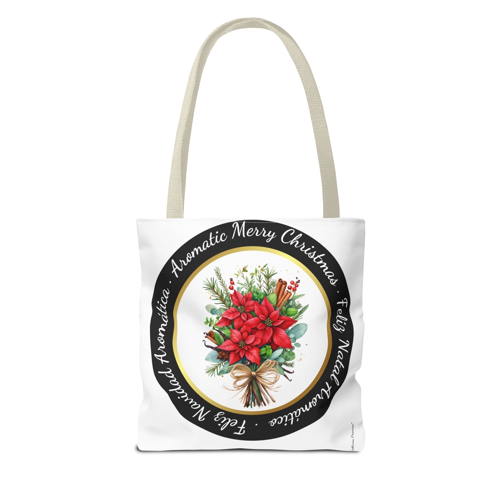 Christmas Herbal Tote Bag in 3 Languages