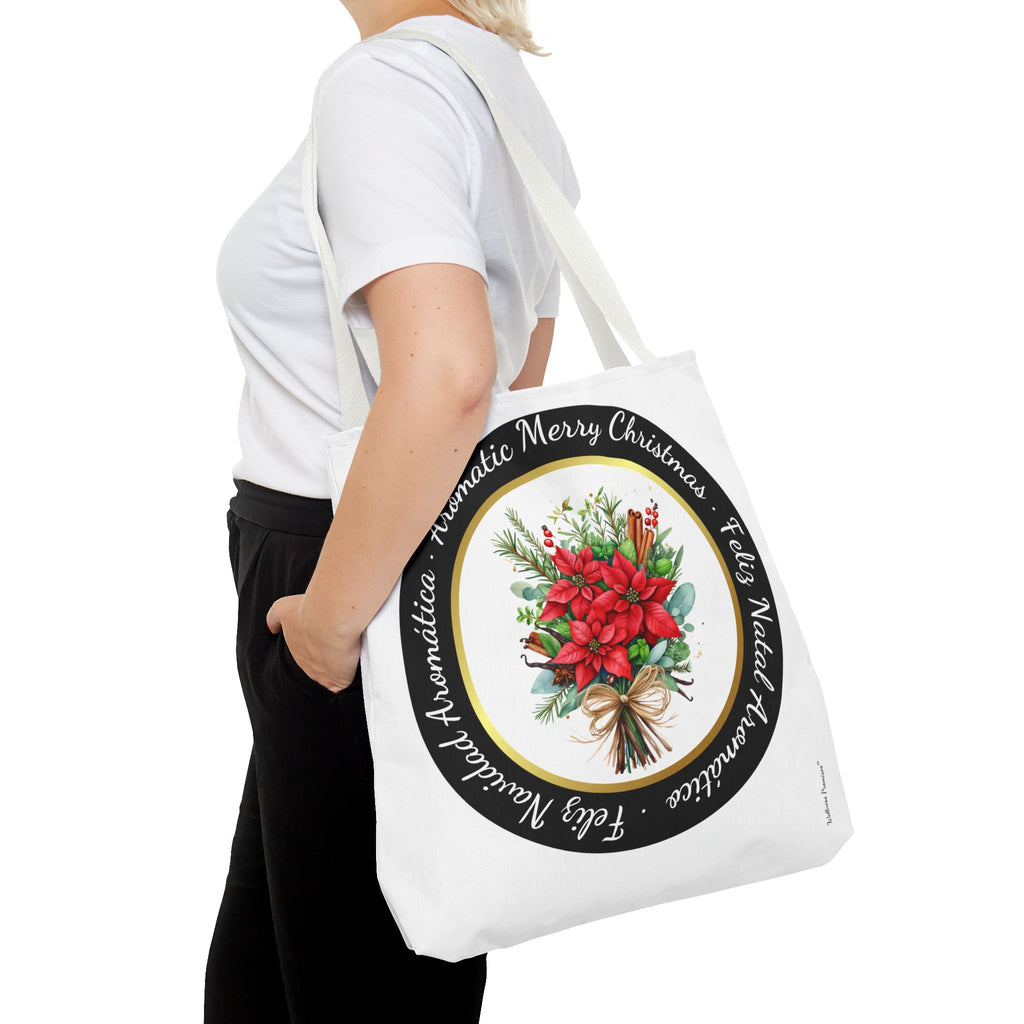 Christmas Herbal Tote Bag in 3 Languages
