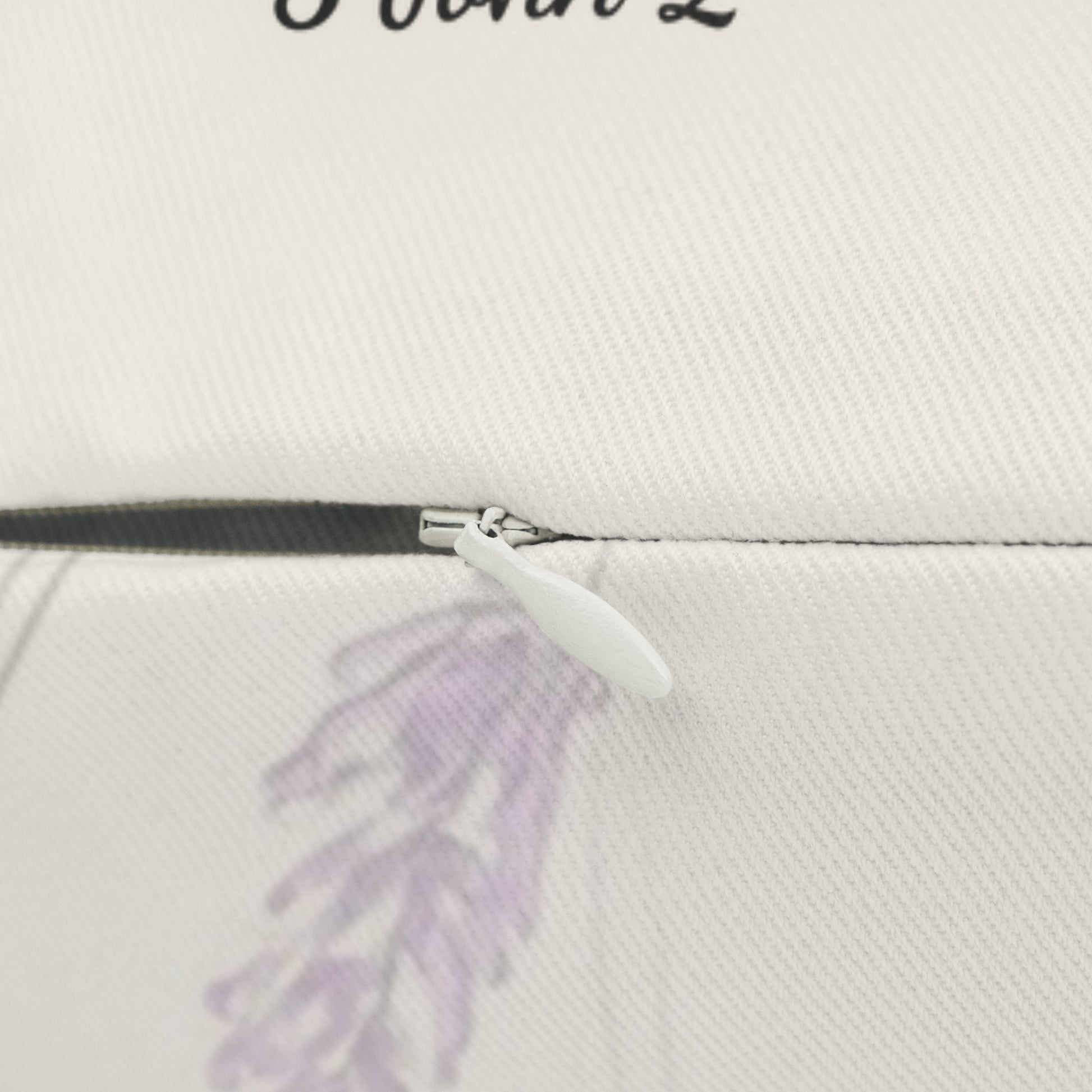 “Slow-Living Corner” & Lavender Reading Nook Lumbar Pillow — Cozy Prayer Blessing (Beige)