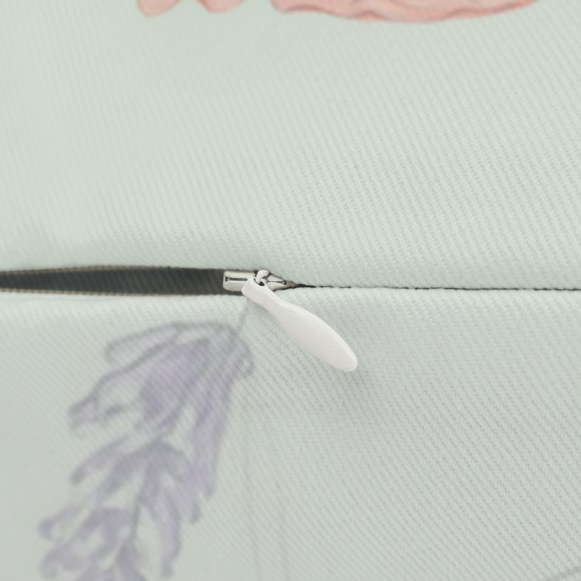 “Slow-Living Corner” & Lavender "Rinconcito Calma" Lumbar Pillow — Spanish Cozy Prayer Blessing (Mint Green)