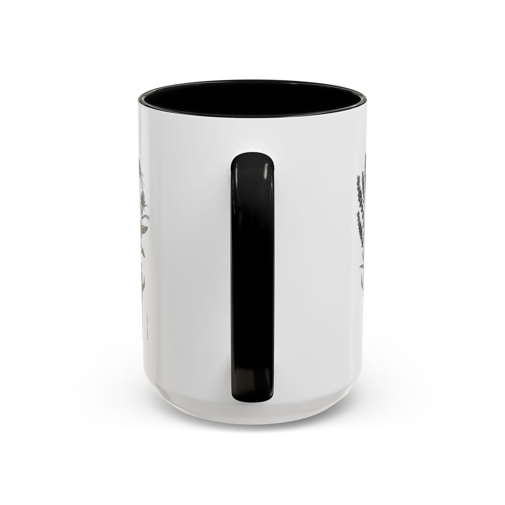Herb Garden Accent Coffee Mug (Black & White Design) - Green Handle, Botanical Print, Perfect Gift for Plant Lovers, Housewarming, Kitchen Decor, Mother's [...]