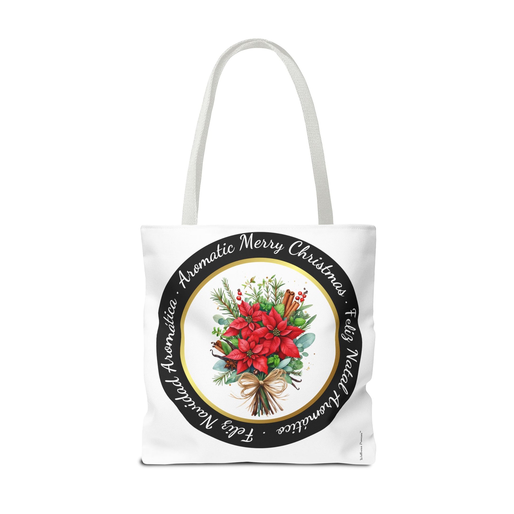 Christmas Herbal Tote Bag in 3 Languages