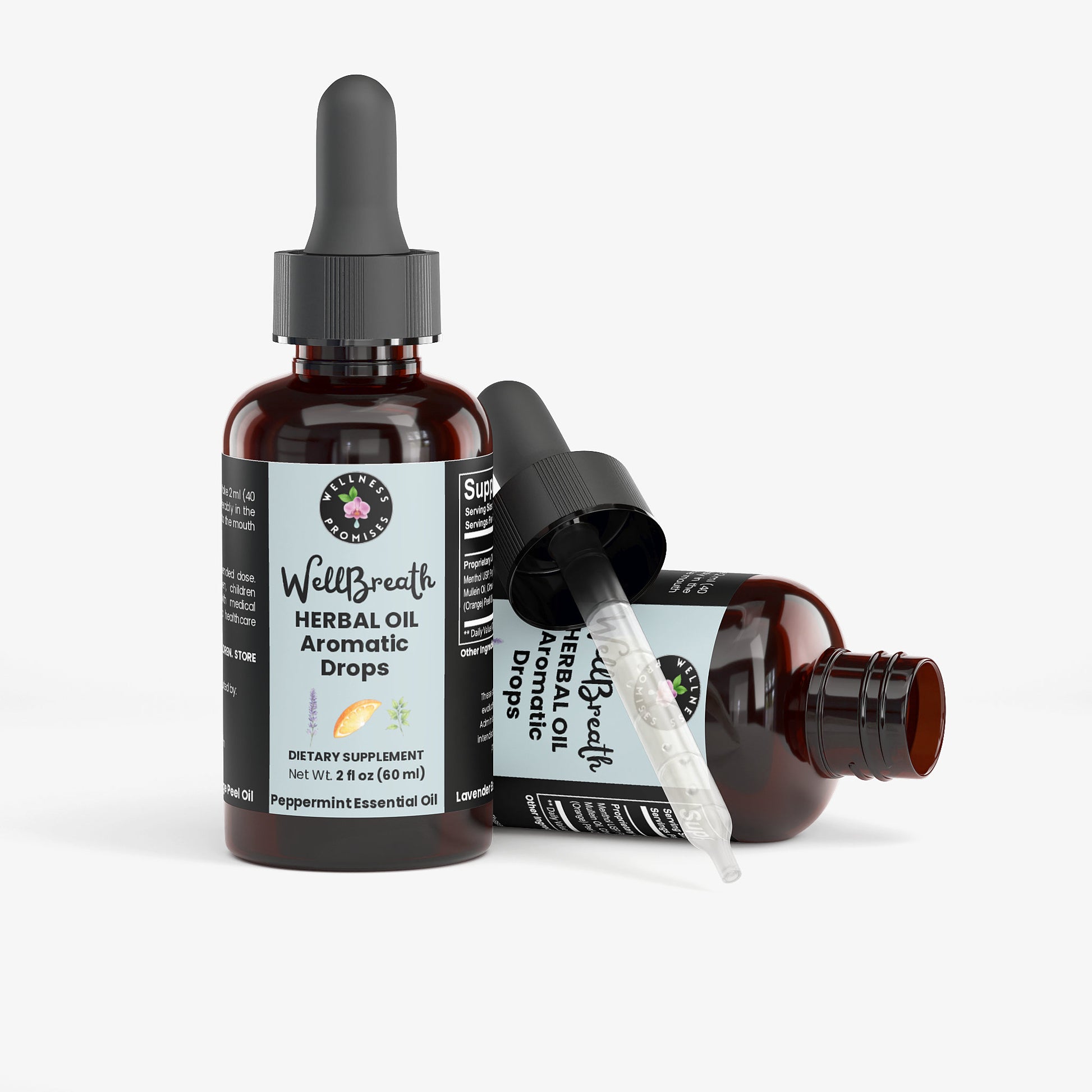 WellBreath HERBAL OIL Aromatic  Drops