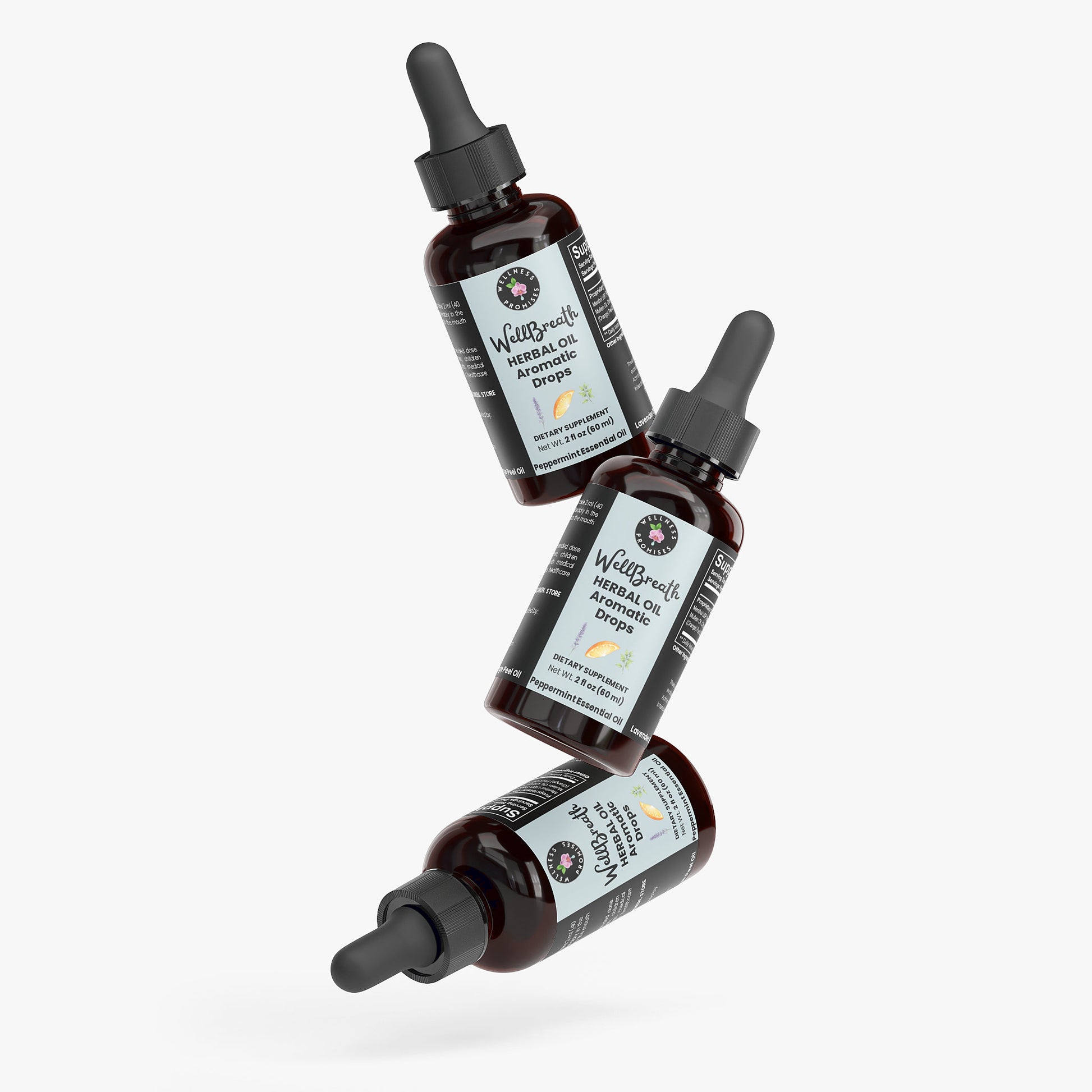 WellBreath HERBAL OIL Aromatic  Drops