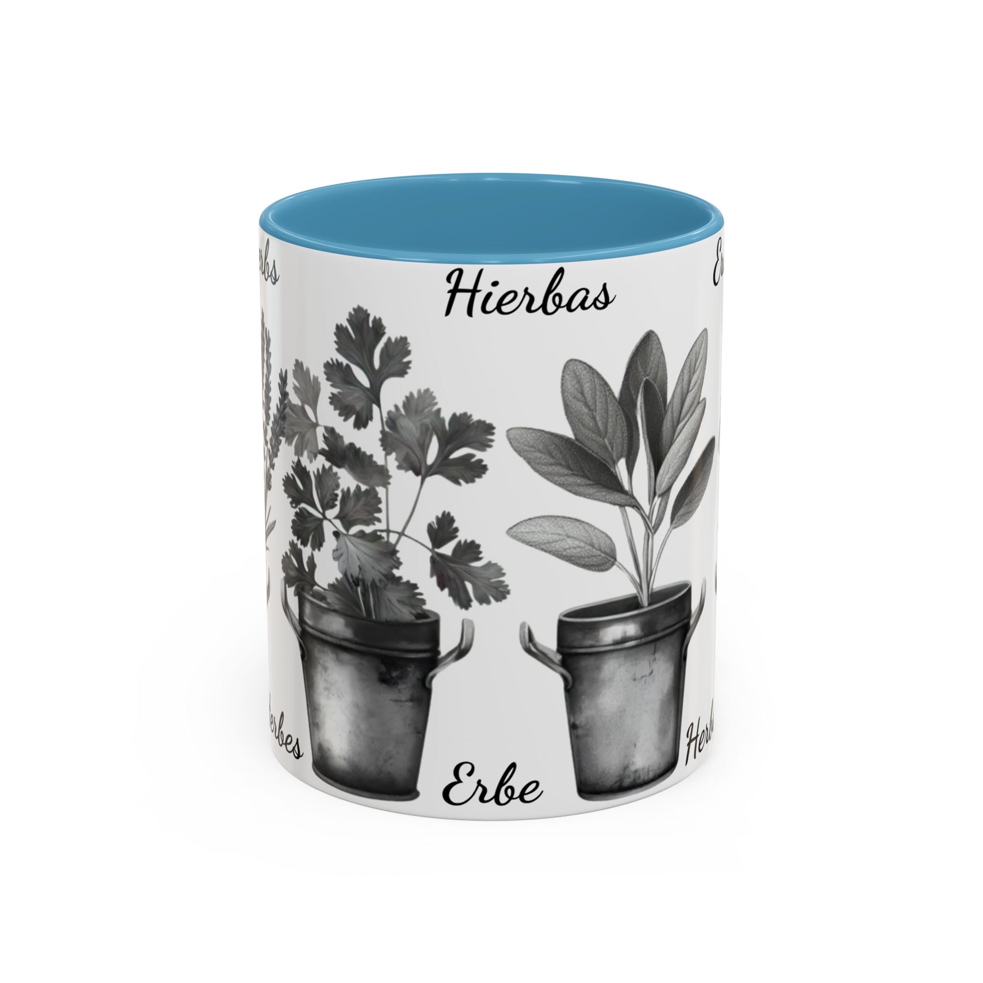 Herb Garden Accent Coffee Mug (Black & White Design) - Green Handle, Botanical Print, Perfect Gift for Plant Lovers, Housewarming, Kitchen Decor, Mother's [...]