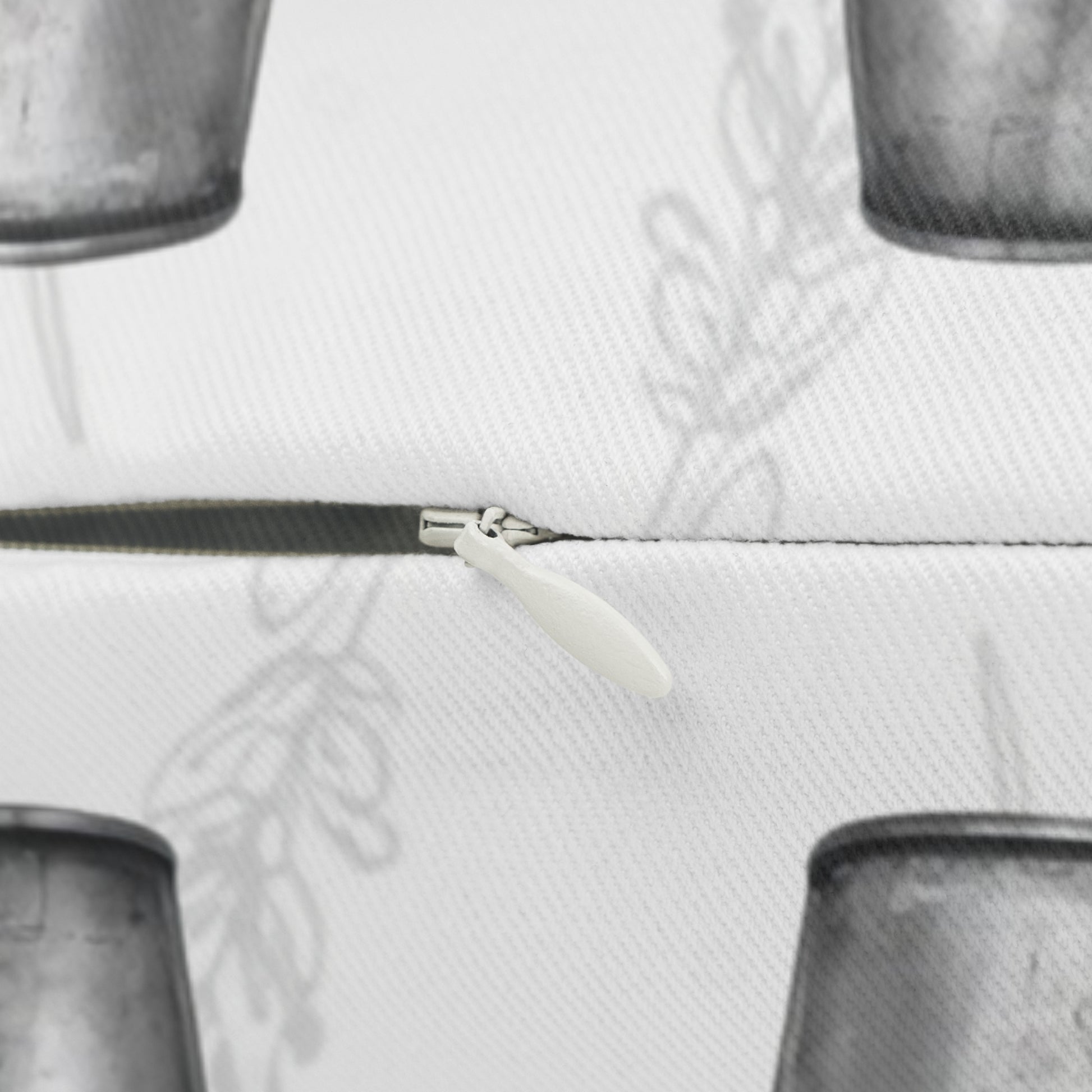 Herbal 6 Languages Garden Lumbar Pillow, Black & White Floral Cushion, Home Decor, Housewarming Gift, Plant Lover's Gift, Decorative Pillow for Every Occasion