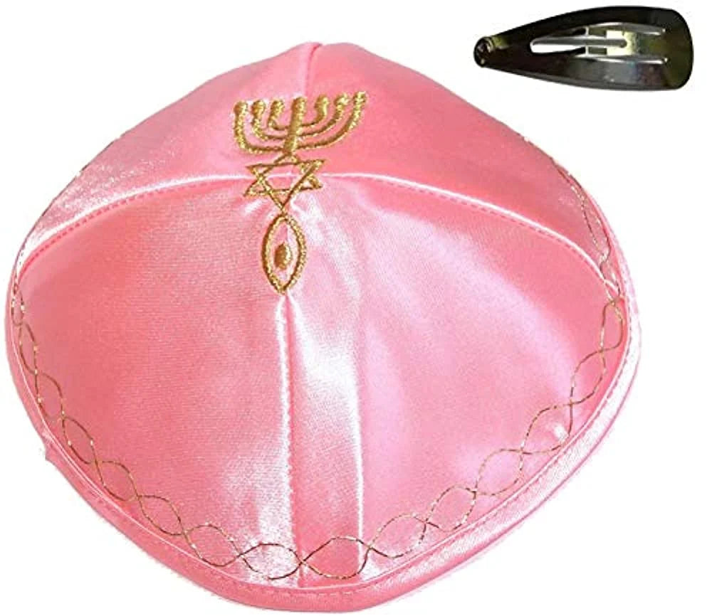 Womens Pink with Gold Messianic Shawl / Tallit - the Messiah Tallit