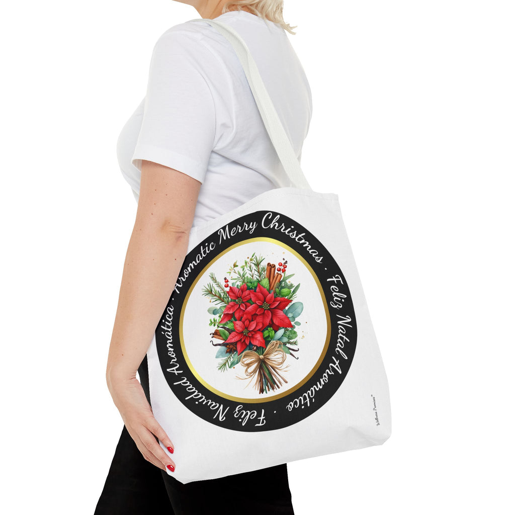 Christmas Herbal Tote Bag in 3 Languages