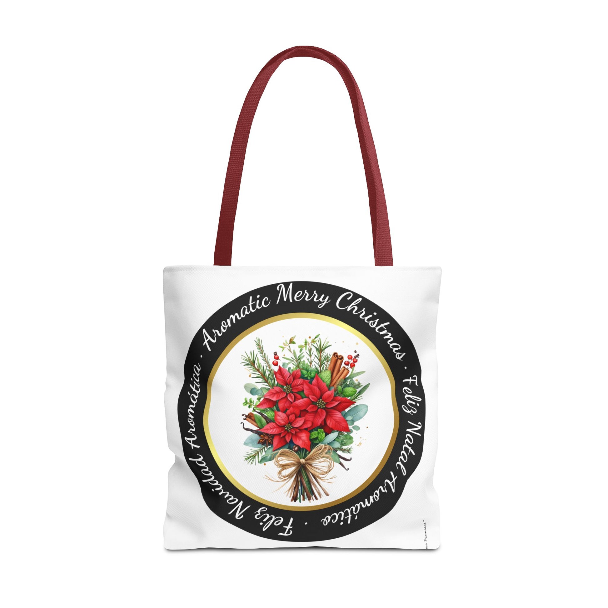 Christmas Herbal Tote Bag in 3 Languages