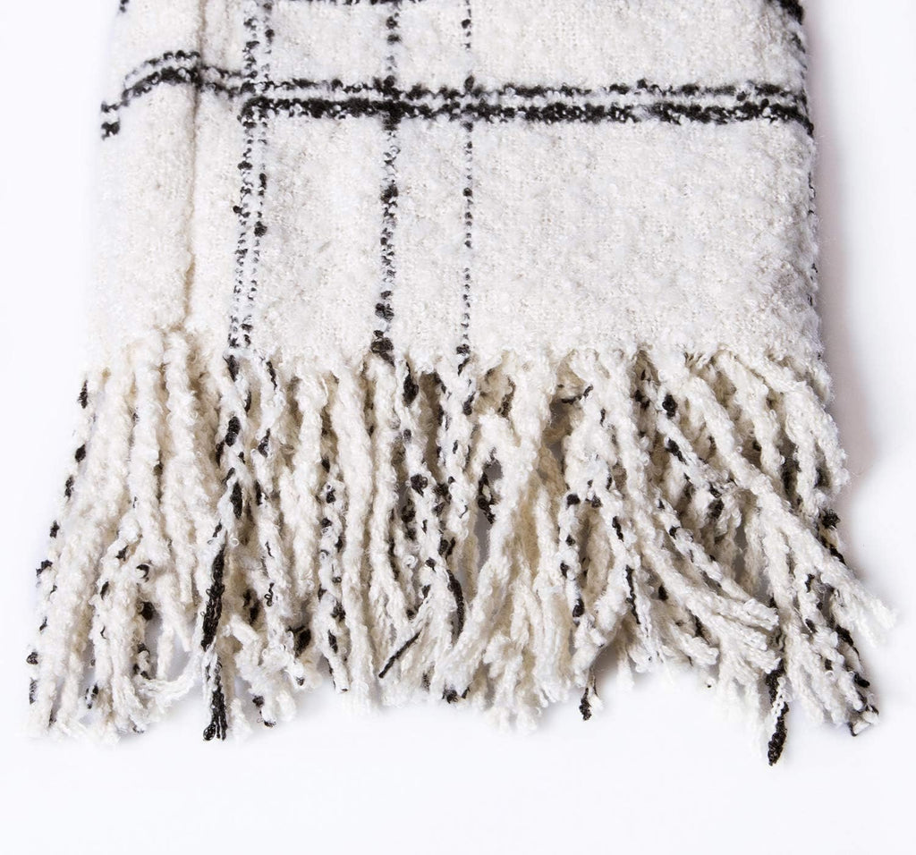 Infinity Scarf Winter Double-Layer Neck Warmer Knit Fleece Lined Circle Loop Scarves